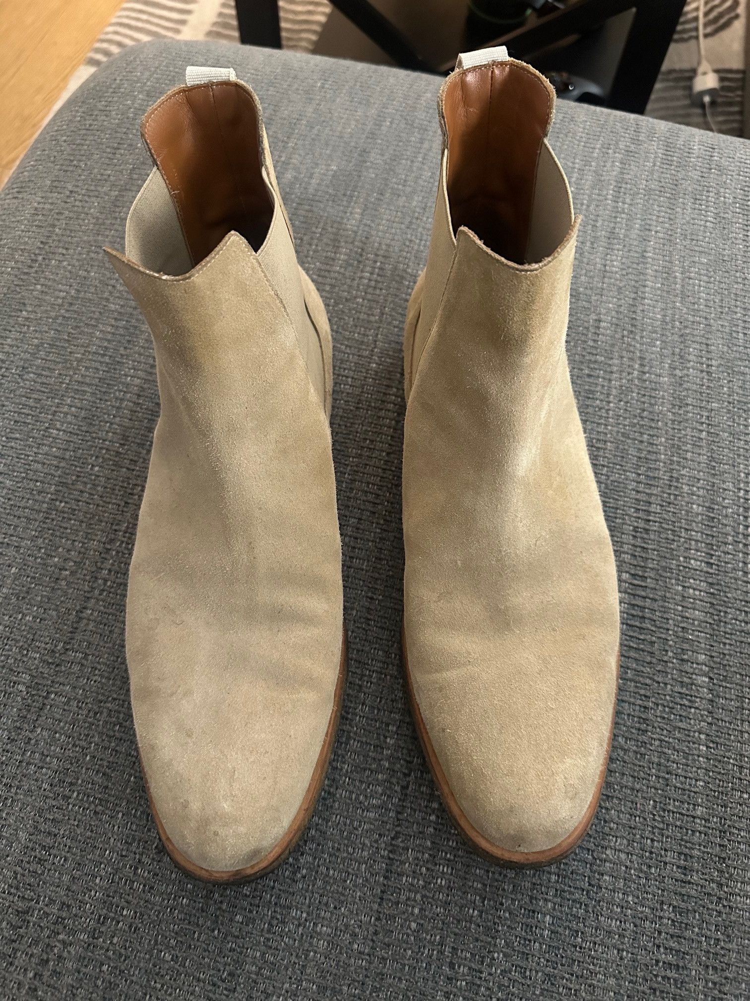Common Projects Common Projects Suede Chelsea Boot 'Tan' Size US 12 / EU 45 - 2 Thumbnail