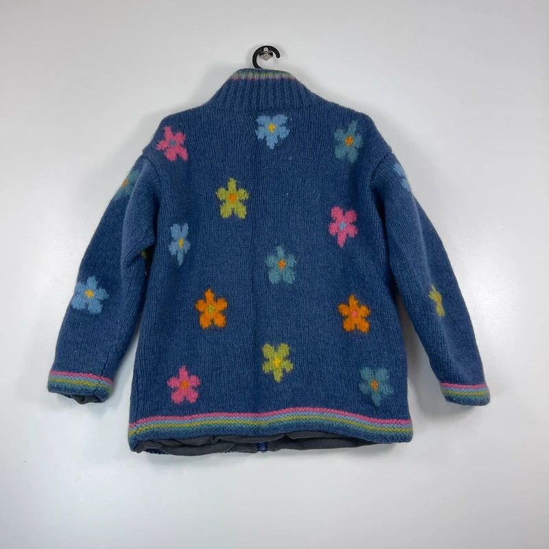 Other Vintage Pachamama Handknit Zip Jumpper Sz S Size M / US 6-8 / IT 42-44 - 6 Thumbnail