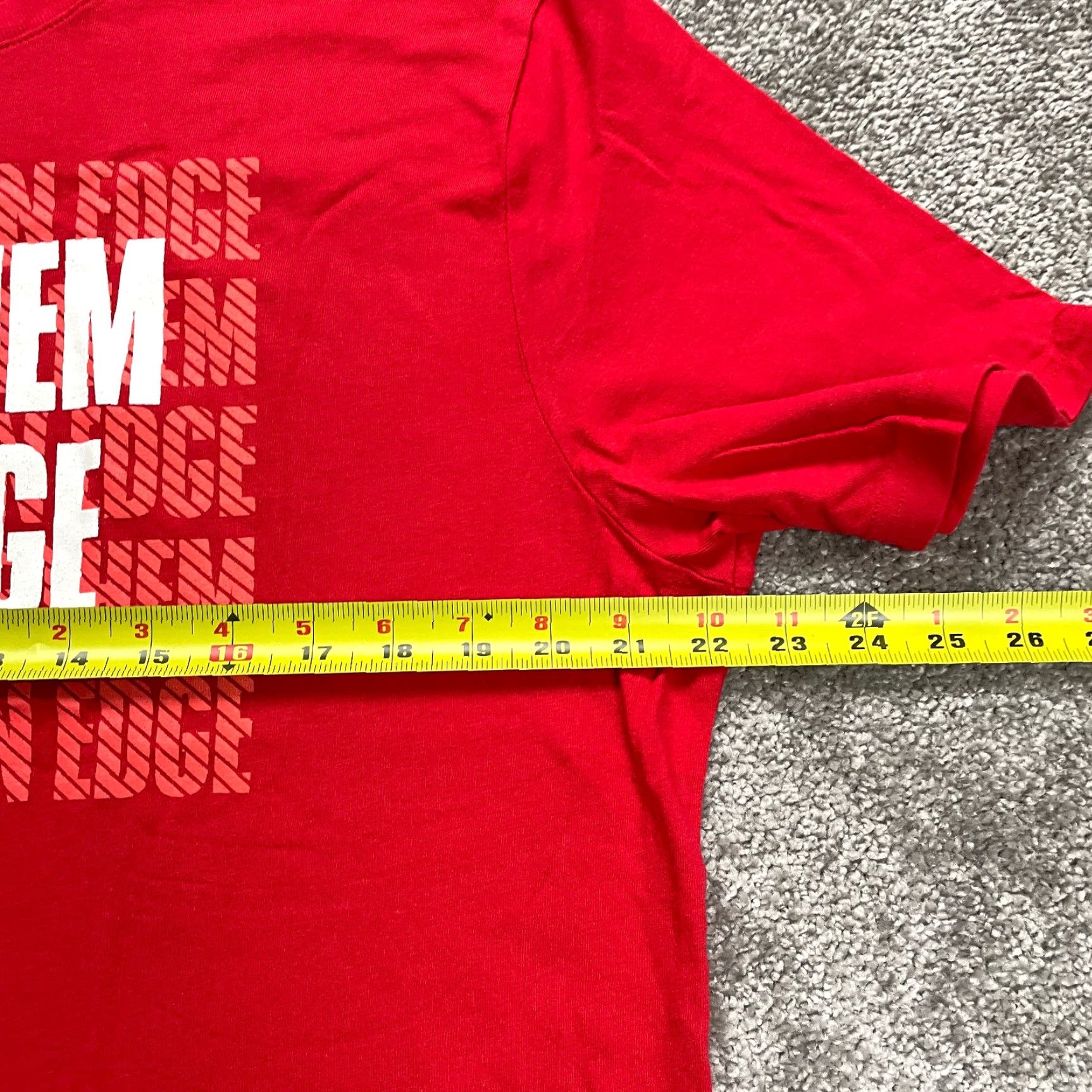 Under Armour Under Armour Shirt Mens Large Red Short Sleeve Teamate Logo Active Tee Size US L / EU 52-54 / 3 - 6 Thumbnail