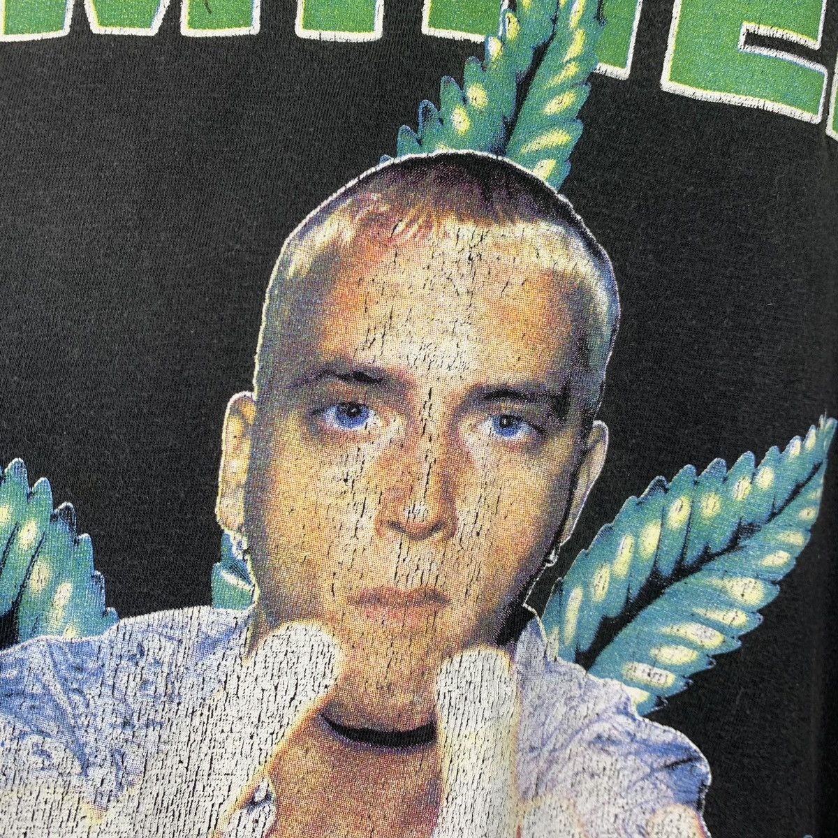 Eminem Vintage Y2K Eminem Weed Tee Marshall Maters Slim Shady Faded Size US S / EU 44-46 / 1 - 15 Thumbnail