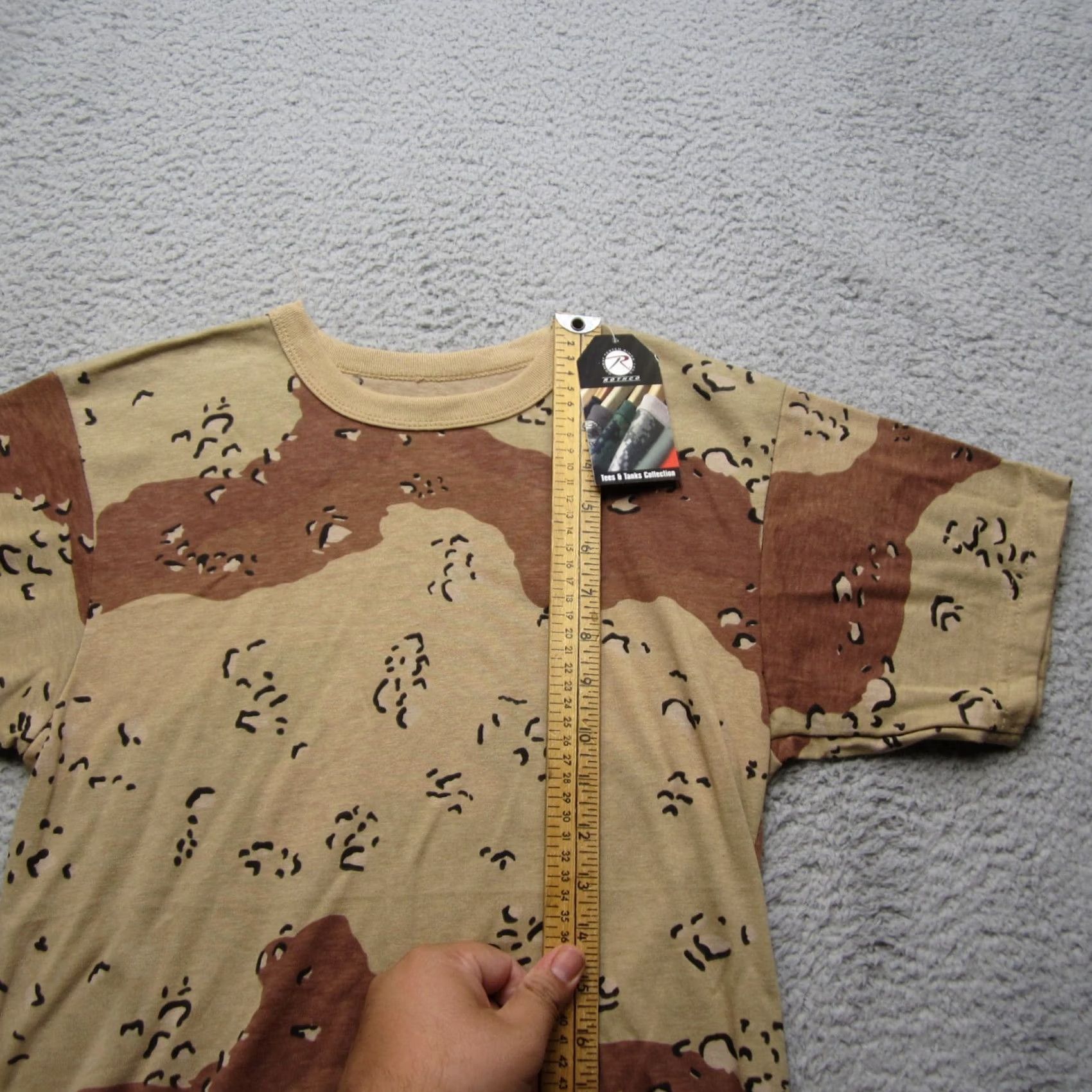 Rothco Rothco Shirt Mens S Desert Storm Chocolate Chip Camo Crew Neck Size US S / EU 44-46 / 1 - 4 Thumbnail