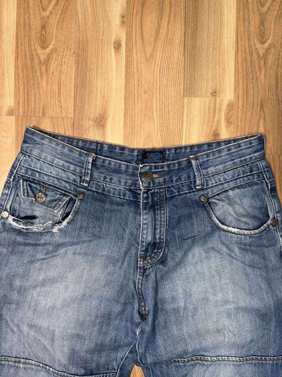Japanese Brand VTG Kangaroo Poo Baggy Skate Y2K Double Knee Workwear 32x34 Size US 32 / EU 48 - 3 Thumbnail