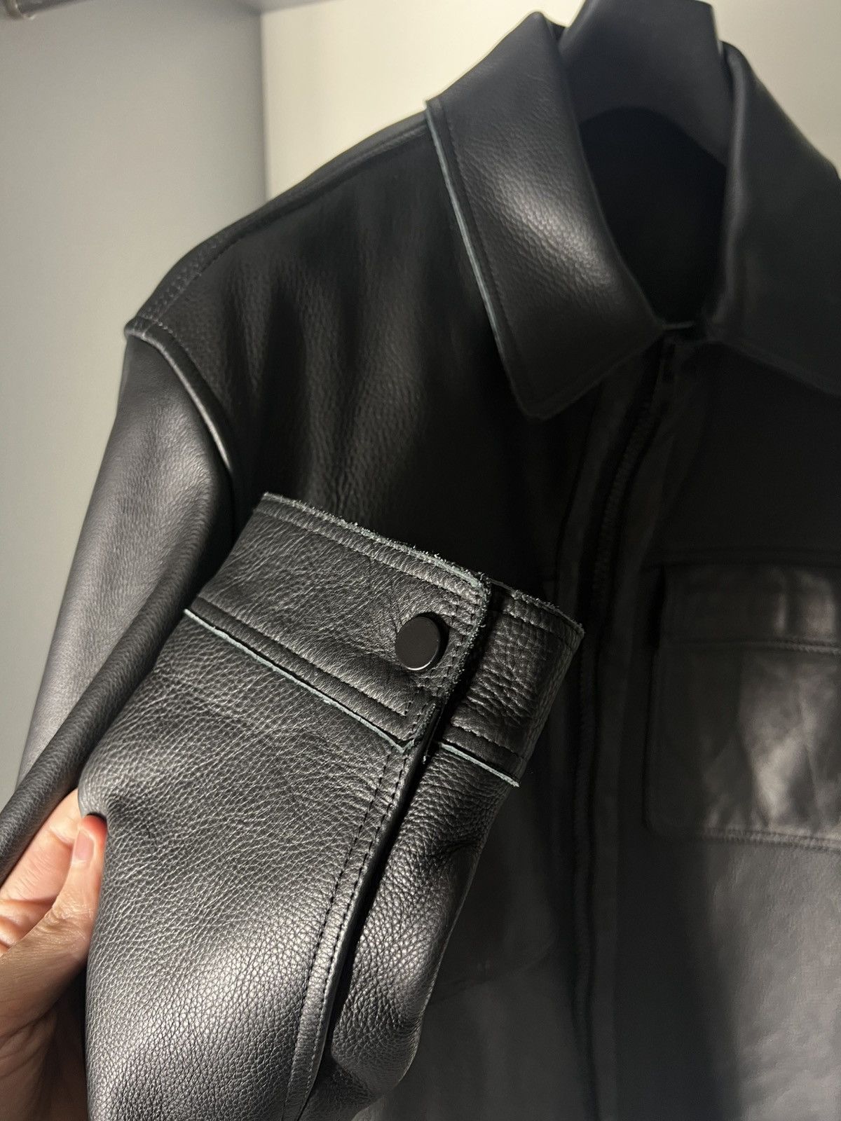 Ted Baker × Vintage VERY RARE TED BAKER LEATHER DESIGNER JACKET JAPAN STYLE Y2K Size US M / EU 48-50 / 2 - 4 Thumbnail