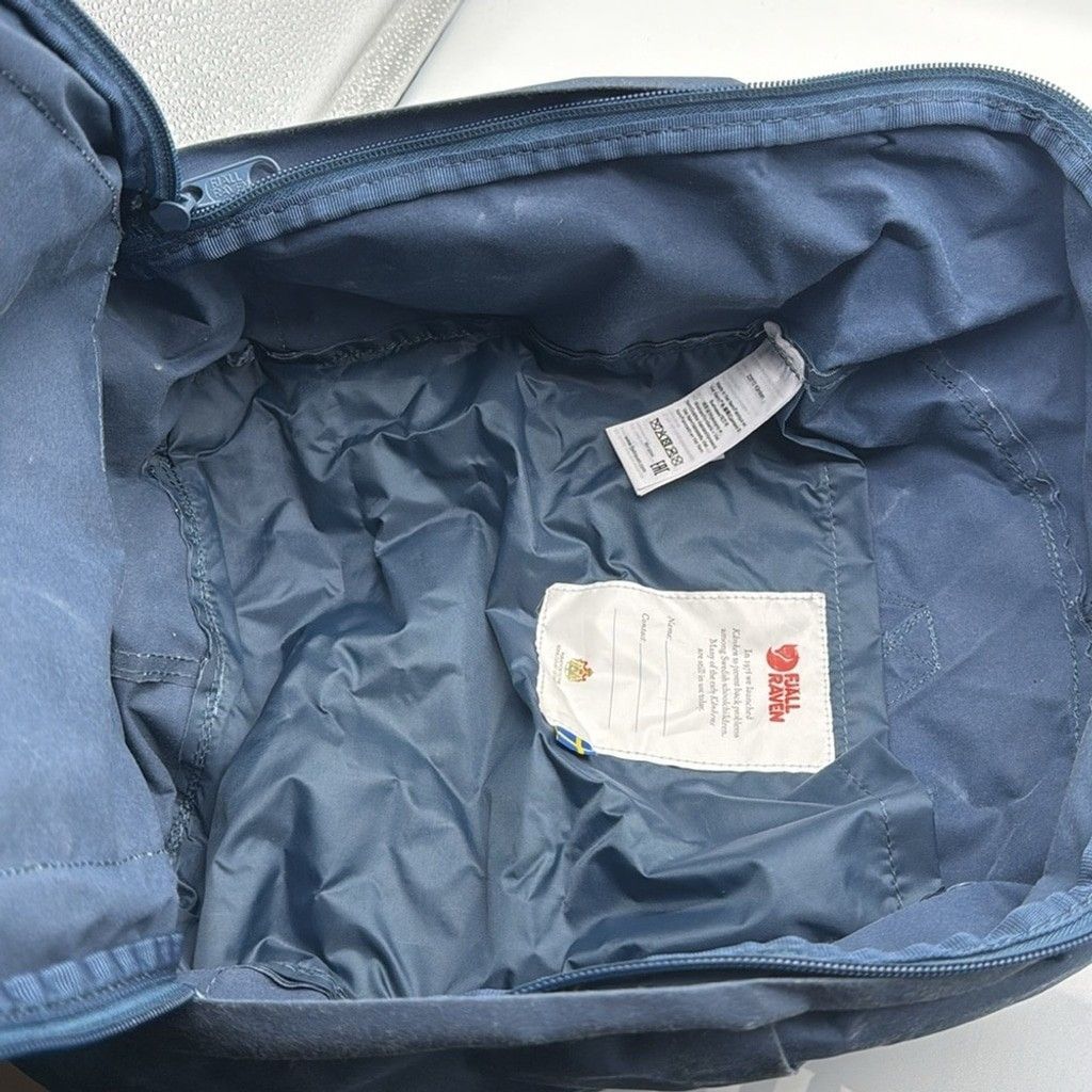 Fjallraven Fjallraven Kanken Small Backpack Double Handle Navy Bag Blue Size ONE SIZE - 8 Thumbnail