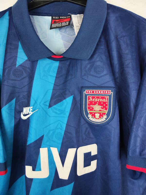 Nike × Vintage Nike Arsenal Away Shirt 1994/95 XL Size US XL / EU 56 / 4 - 3 Thumbnail