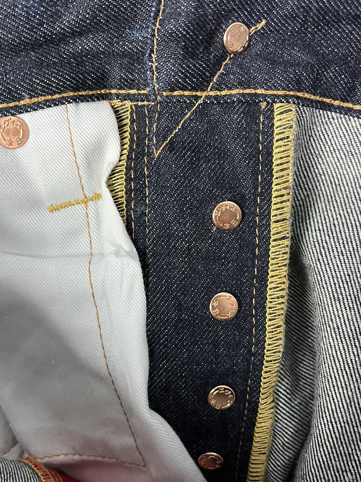 Evisu Evisu Red Seagull Daicock Selvedge Jeans Size US 31 - 8 Thumbnail