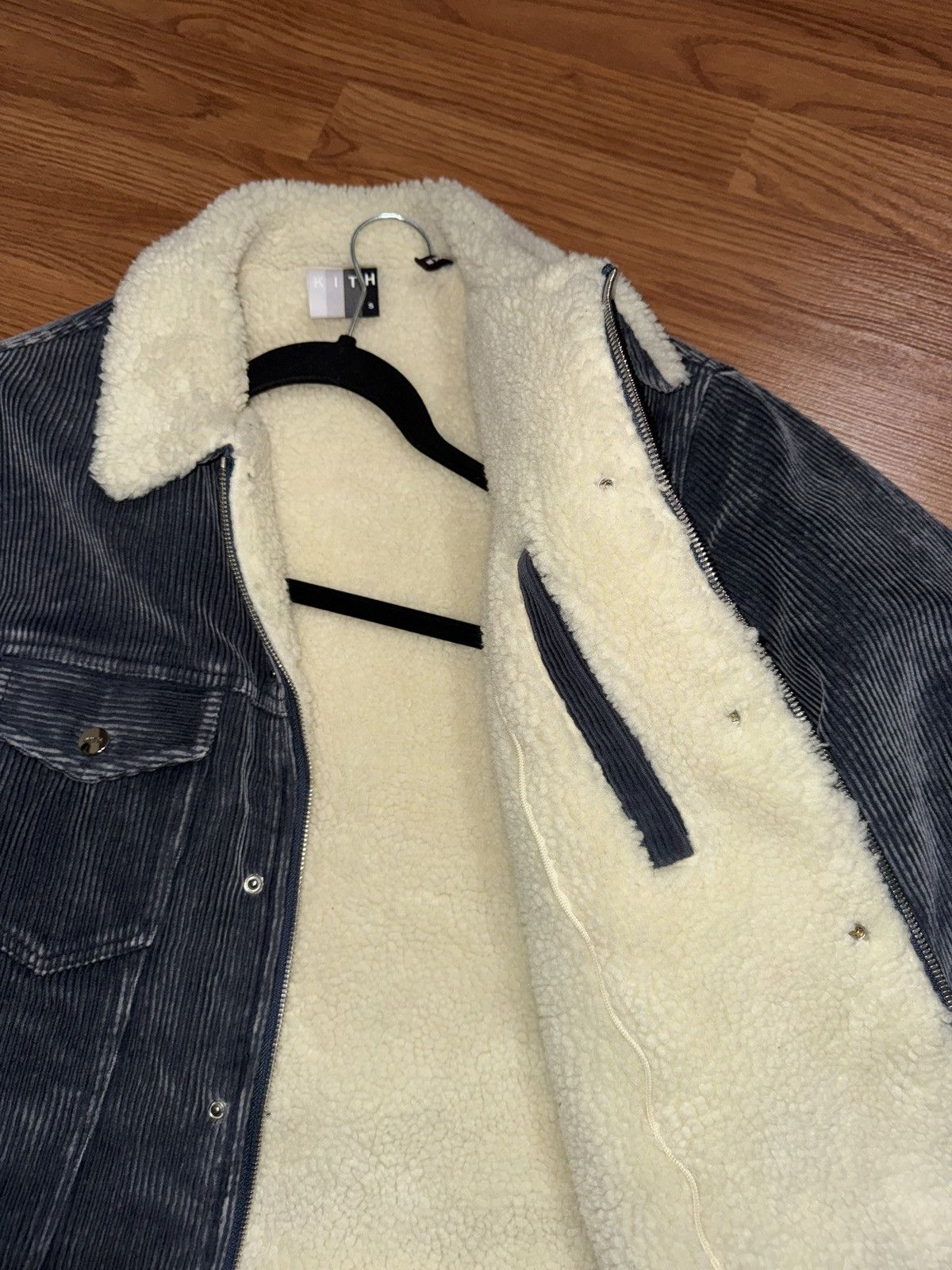 Kith Kith Corduroy Blue Sherpa Jacket Size US S / EU 44-46 / 1 - 4 Thumbnail
