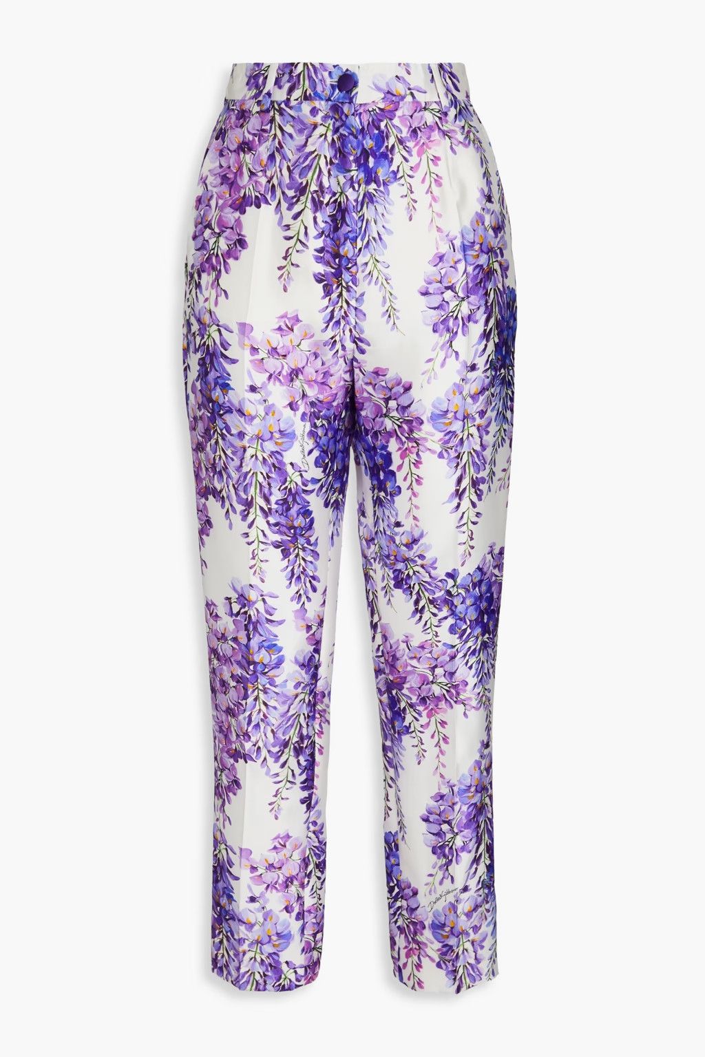 Dolce & Gabbana o1y0925 Floral-Print Casual Pant in Multicolor Size 26" / US 2 / IT 38 - 1 Thumbnail
