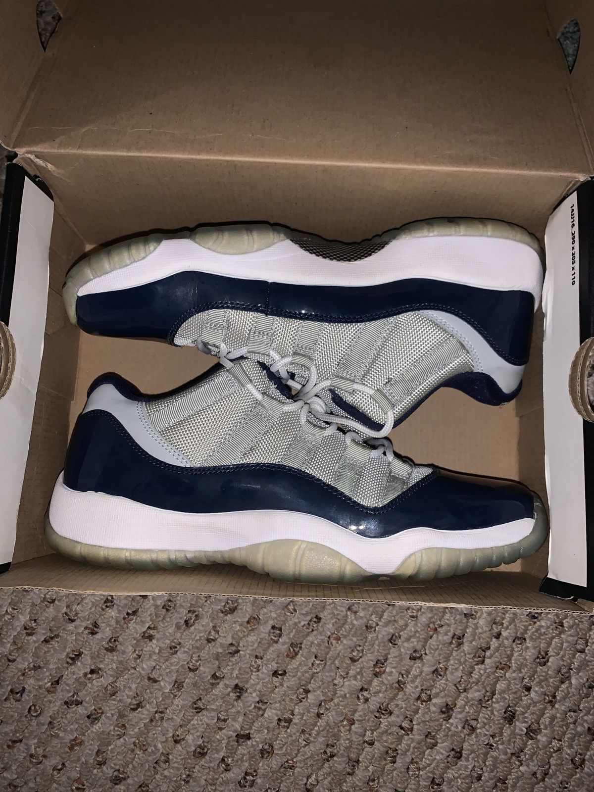 image of Georgetown 11 Low Shoes in Navy, Men's (Size 7)