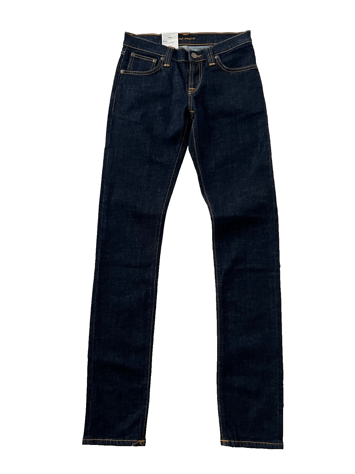 Nudie Jeans Nudie Tight Long John Denim Jeans Organic Twill Rinsed (27) Size US 27 - 1 Thumbnail
