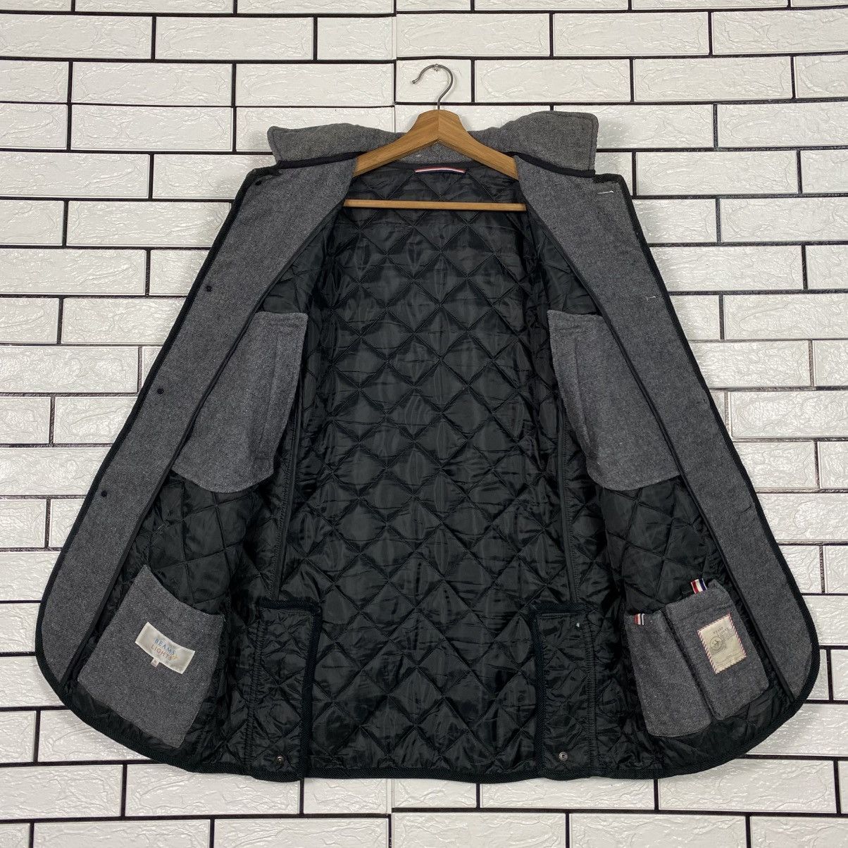 Japanese Brand Quilted Button Jacket Beams Japan Issey Miyake Size US XL / EU 56 / 4 - 15 Thumbnail
