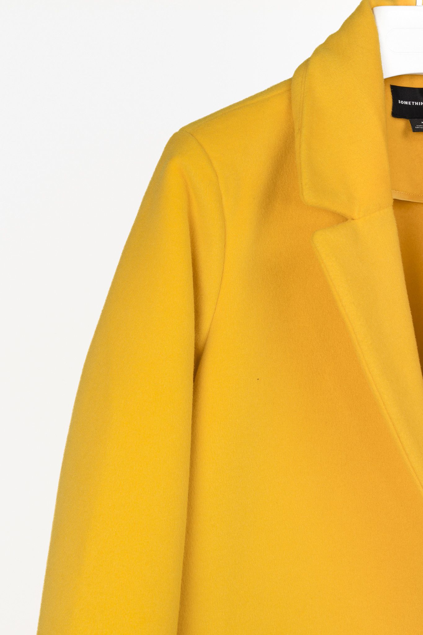 Other Something Navy Yellow Felt Patch-Pocket Over Coat Size XL / US 12-14 / IT 48-50 - 5 Thumbnail