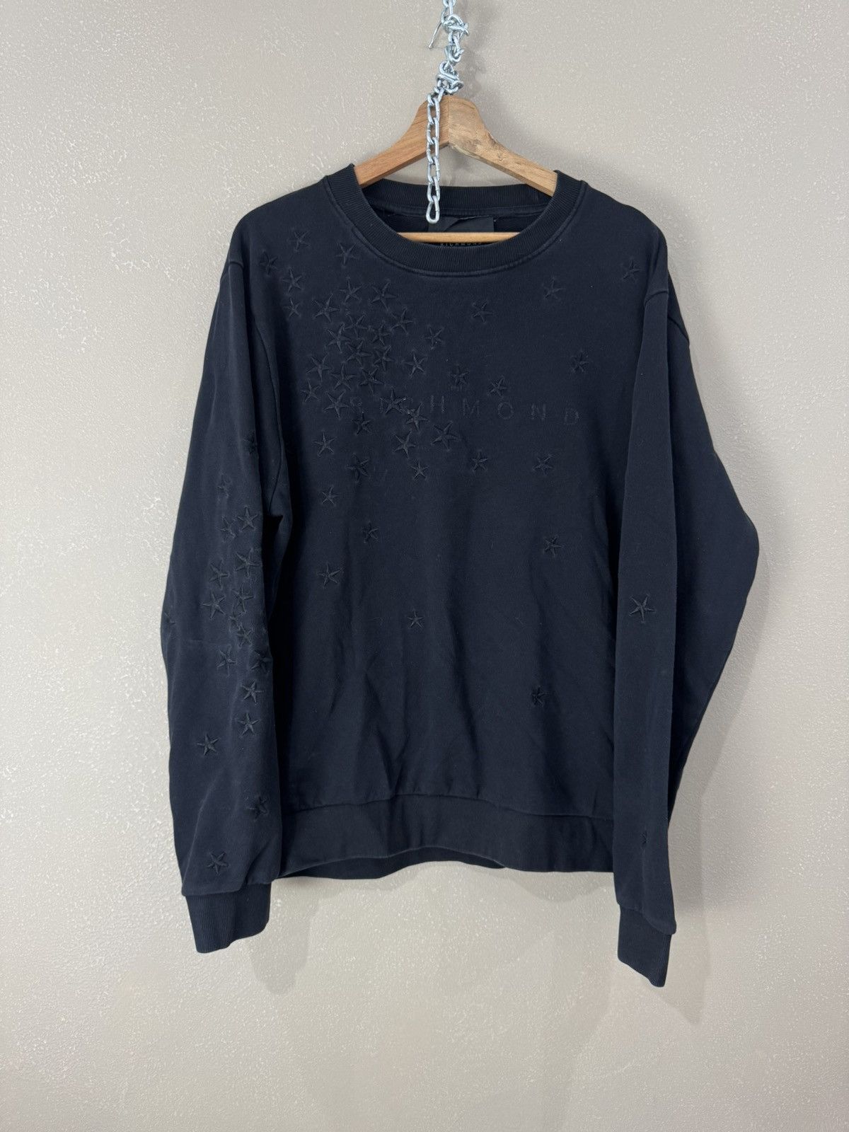 Richmond Denim Vintage John Richmond Stars Logo Y2K Zip Sweatshirt crewneck Size US XXL / EU 58 / 5 - 1 Thumbnail