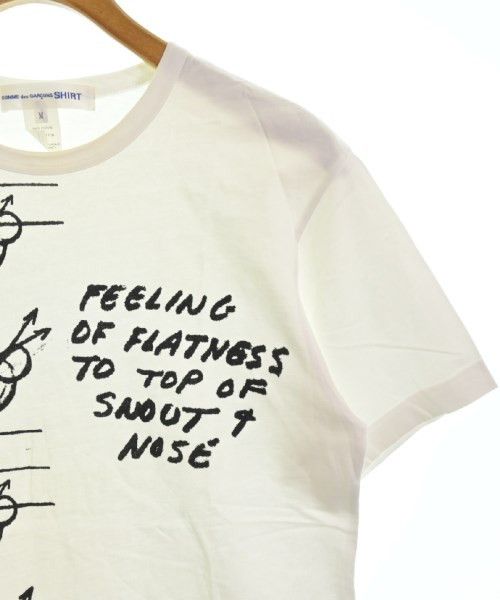 T-Shirts Cut and Sew Cotton Short Sleeve White