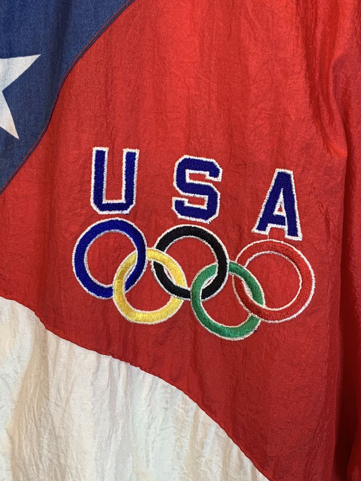 Starter × USA Olympics × Vintage RARE* Vintage 90’s USA Olympics Starter American Flag Jacket Size US M / EU 48-50 / 2 - 5 Thumbnail