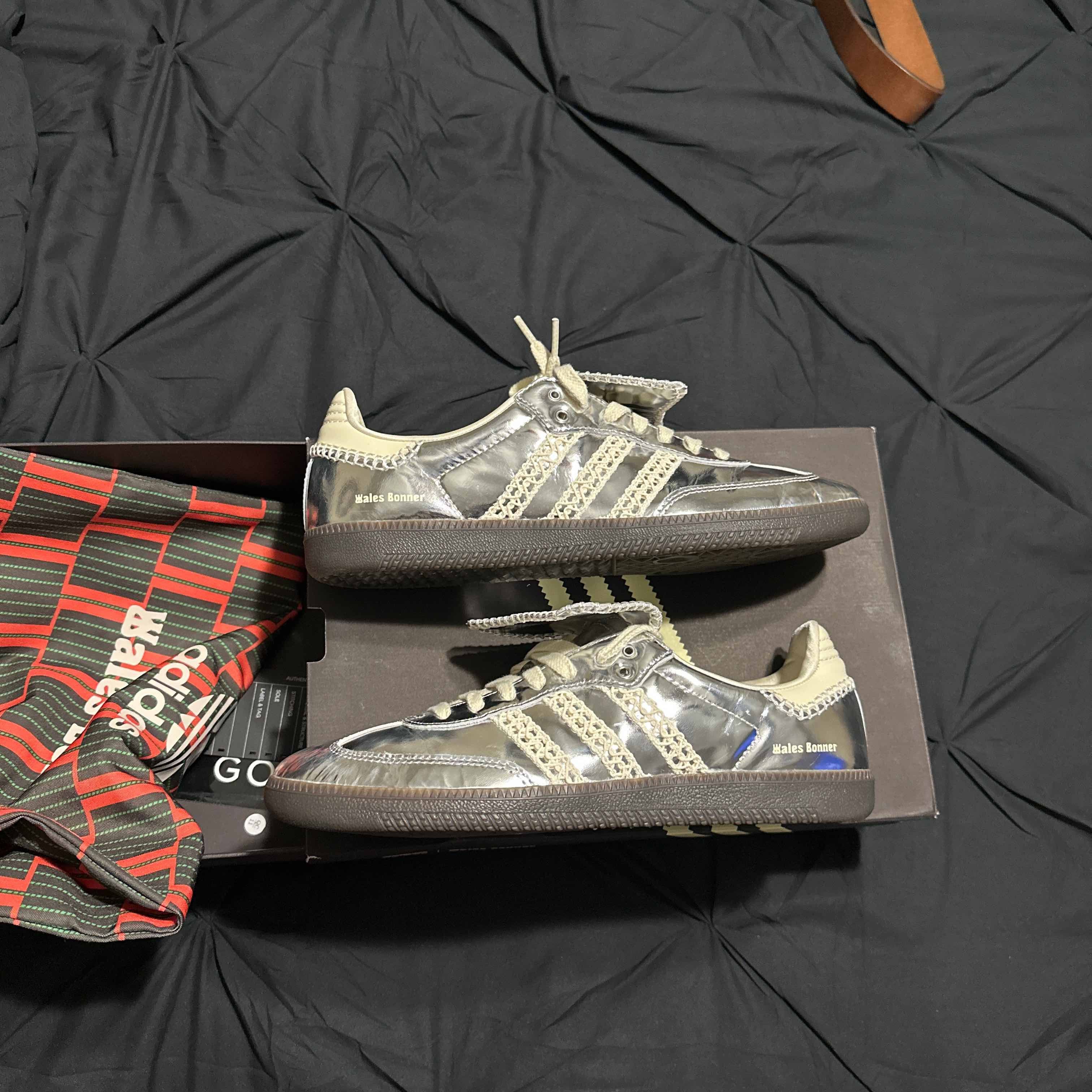 Adidas Wales Bonner x Samba Silver Metallic | Grailed Adidas Wales Bonner x Samba Silver Metallic | Grailed