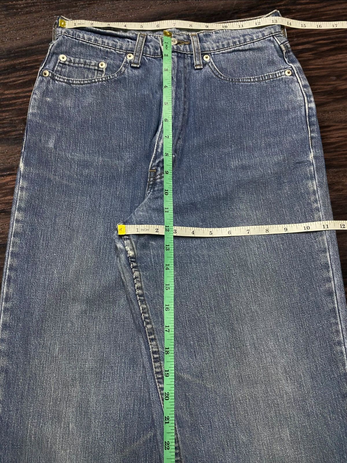Levi's Vintage Levis 509 Japan White Tab Distressed Loose Jeans Size US 26 / EU 42 - 13 Thumbnail