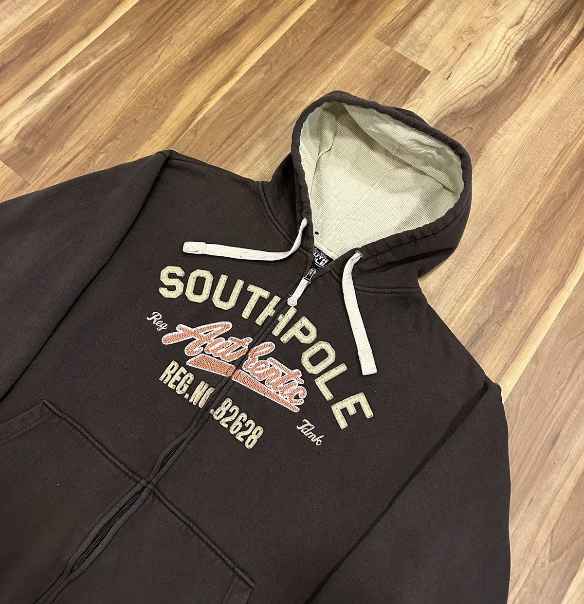 Southpole Vintage South Pole Heavyweight Thermal Zip Up Size US XL / EU 56 / 4 - 2 Thumbnail