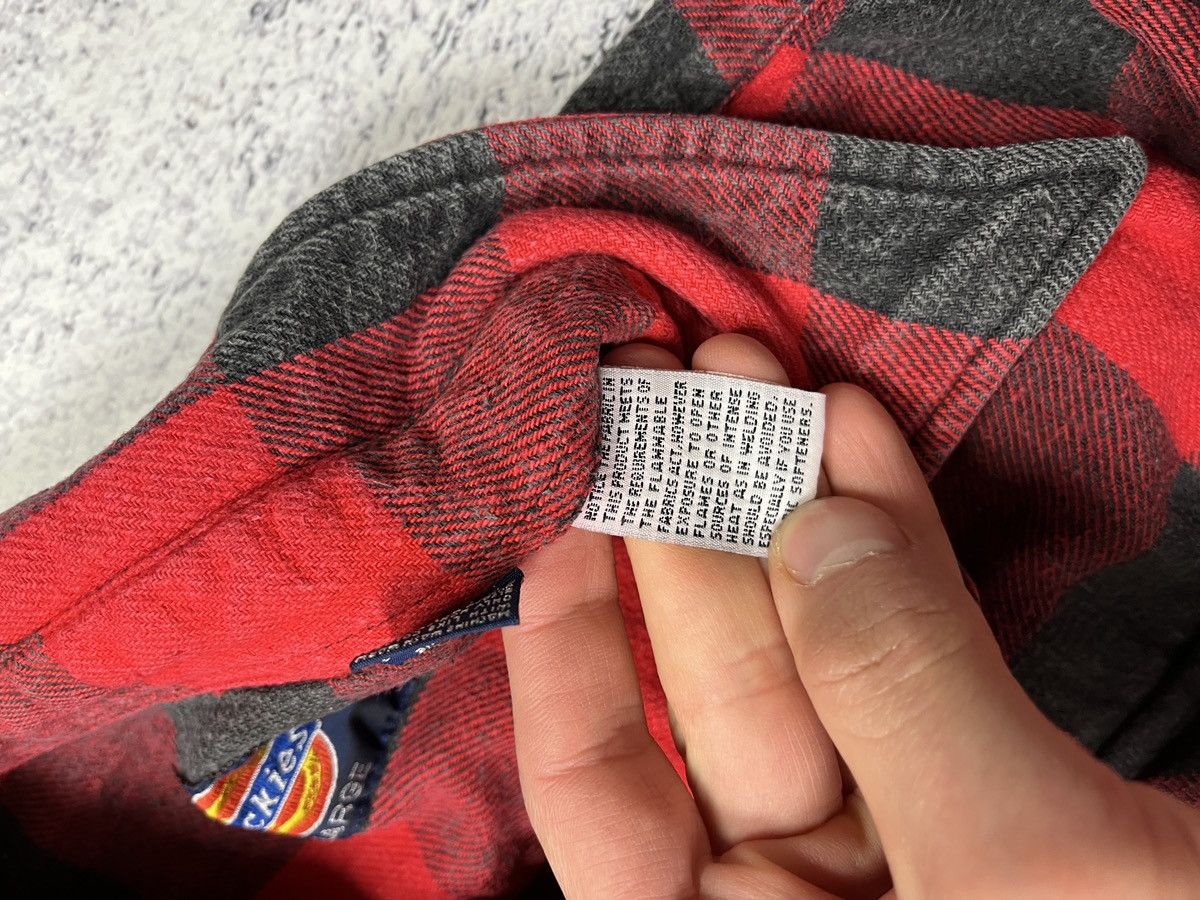 Dickies × Vintage Vintage Dickies Flannel Plaid Shirt Jacket Checked 90’s Rare Size US L / EU 52-54 / 3 - 11 Thumbnail