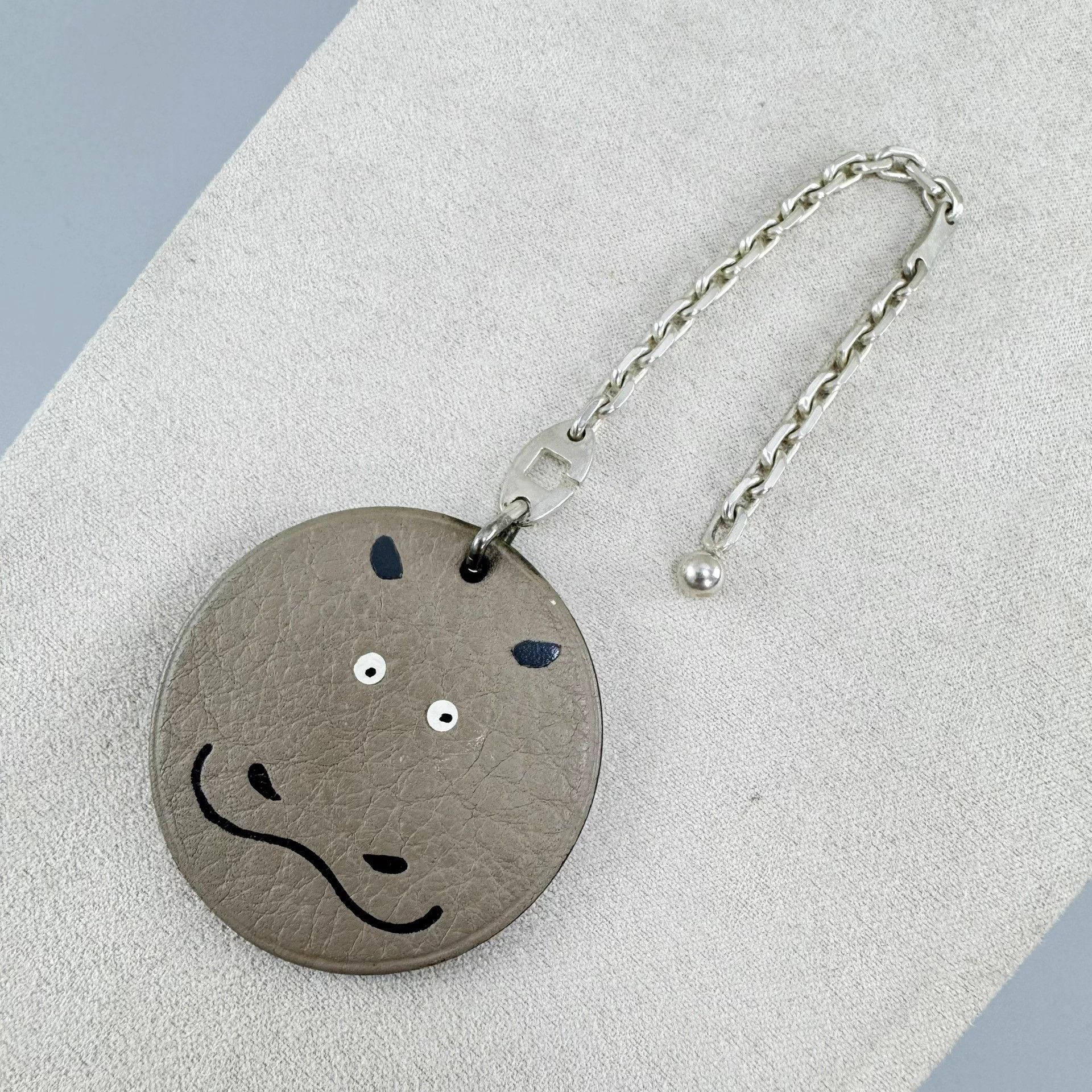 Hermes Hermes Hippo Silver Chain Bag Charm OS 98 New Size ONE SIZE - 2 Thumbnail