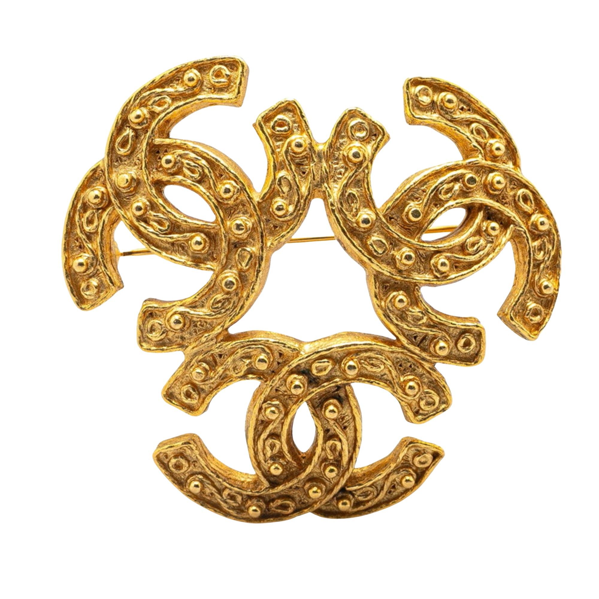 Chanel Chanel Coco Mark brooch Size ONE SIZE - 1 Thumbnail