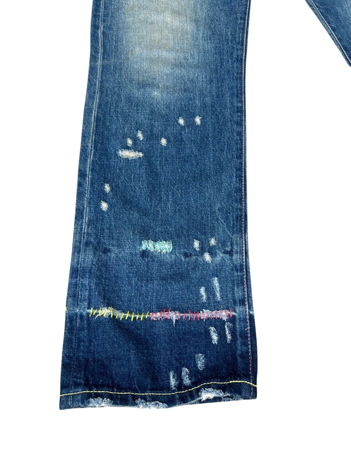 Tsumori Chisato Tsumori Chisato Japan Rips Distress Denim Trashed Jeans Size US 32 / EU 48 - 10 Thumbnail