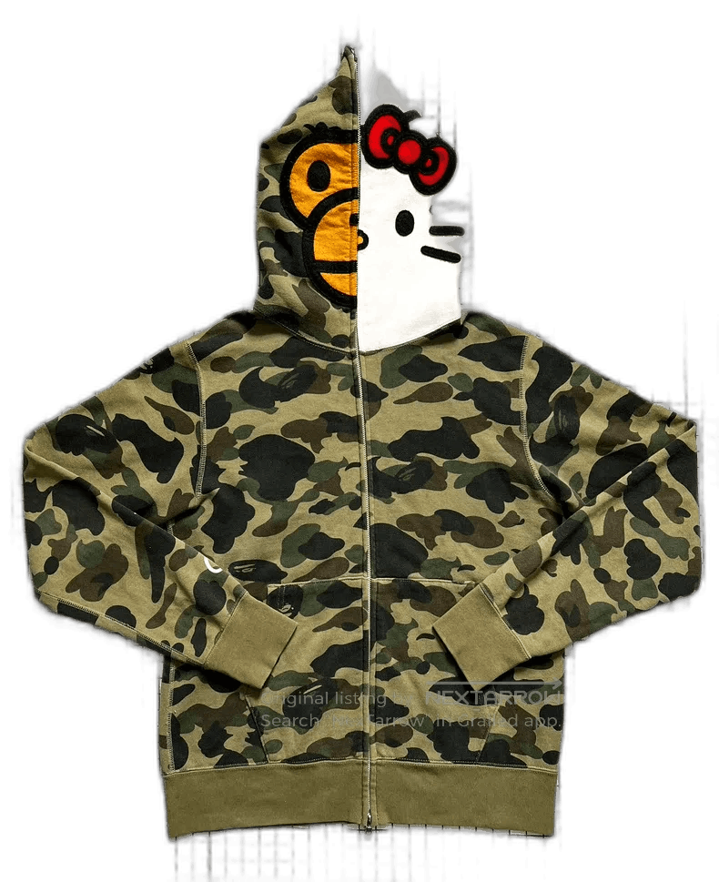 BAPE Hello Kitty Camouflage Jacket M Size.