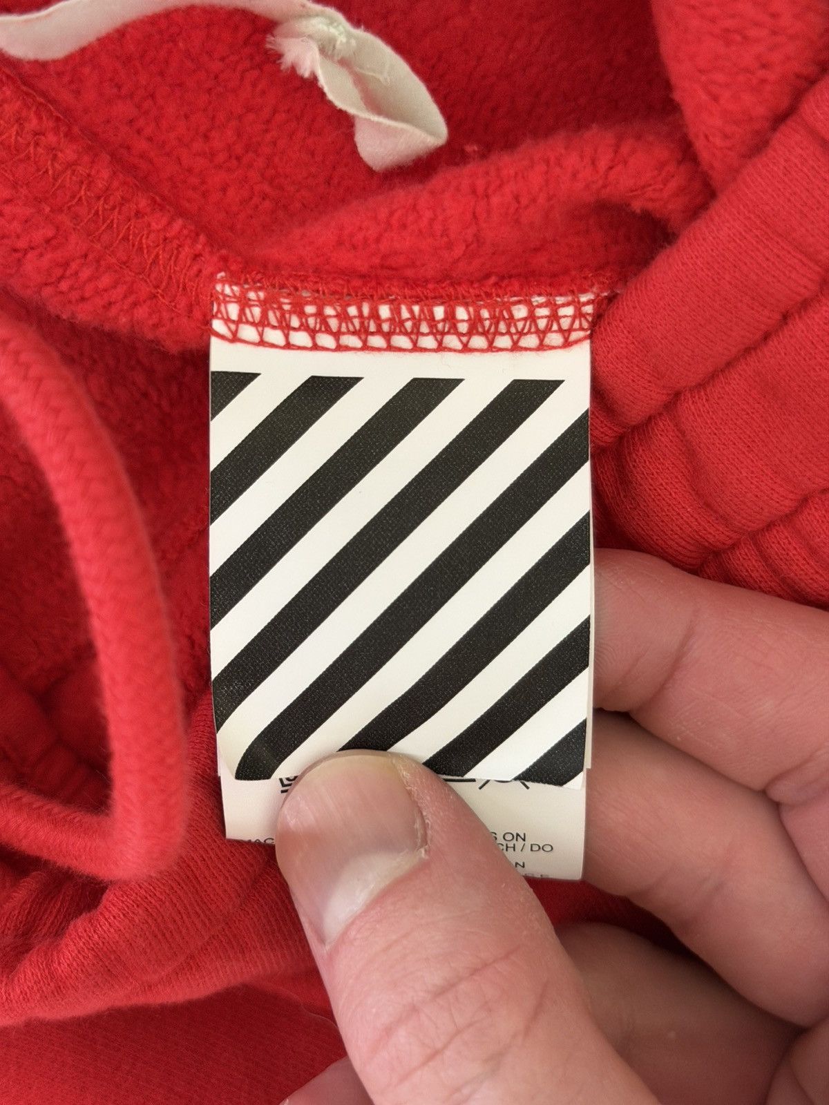 Off-White Off-White FW19/20 Red Sweatpants Size US 33 - 20 Thumbnail