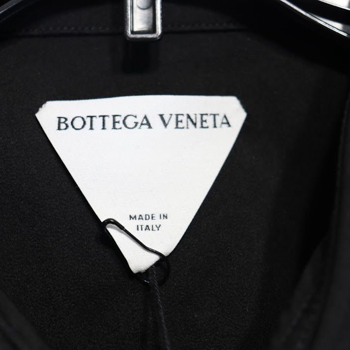 Bottega Veneta o1rshd1 Washed Stretch Nylon Shirt in Black Size US S / EU 44-46 / 1 - 7 Thumbnail