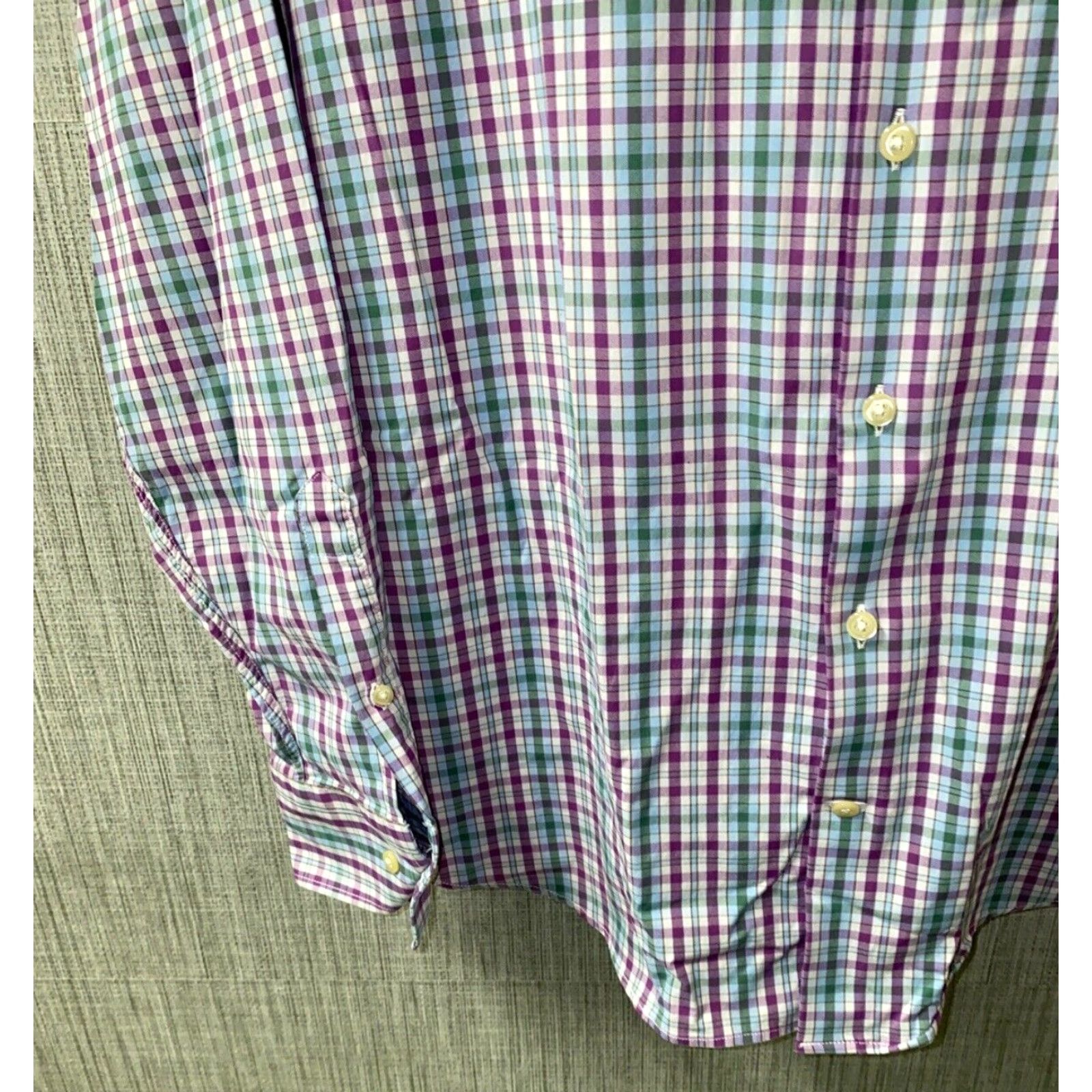 Peter Millar Peter Millar Plaid Long Sleeve Button Up Shirt Adult XL Multicolor Size US XL / EU 56 / 4 - 4 Thumbnail