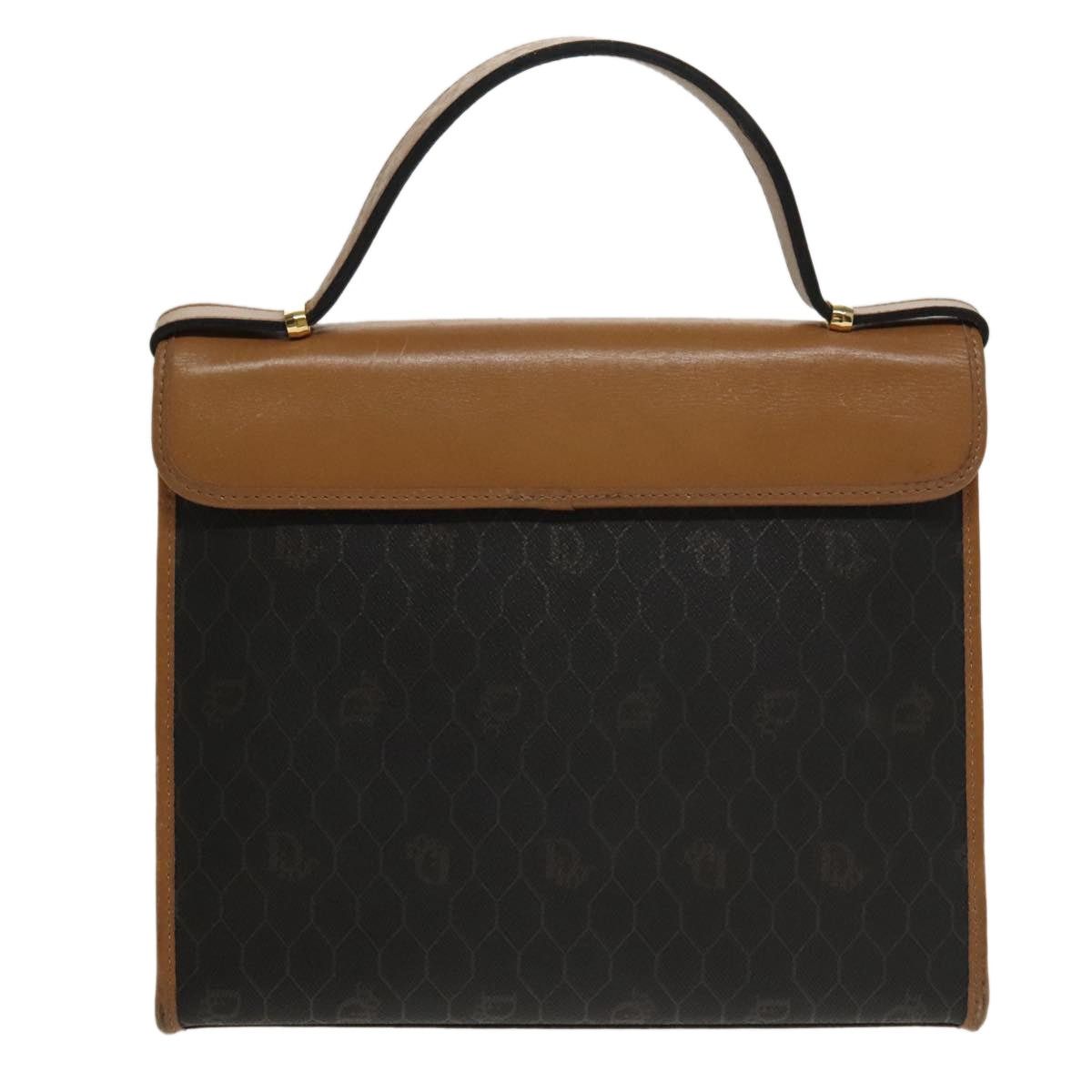 Dior DIOR Honeycomb Canvas Hand Bag Pvc Black Brown Size ONE SIZE - 3 Thumbnail