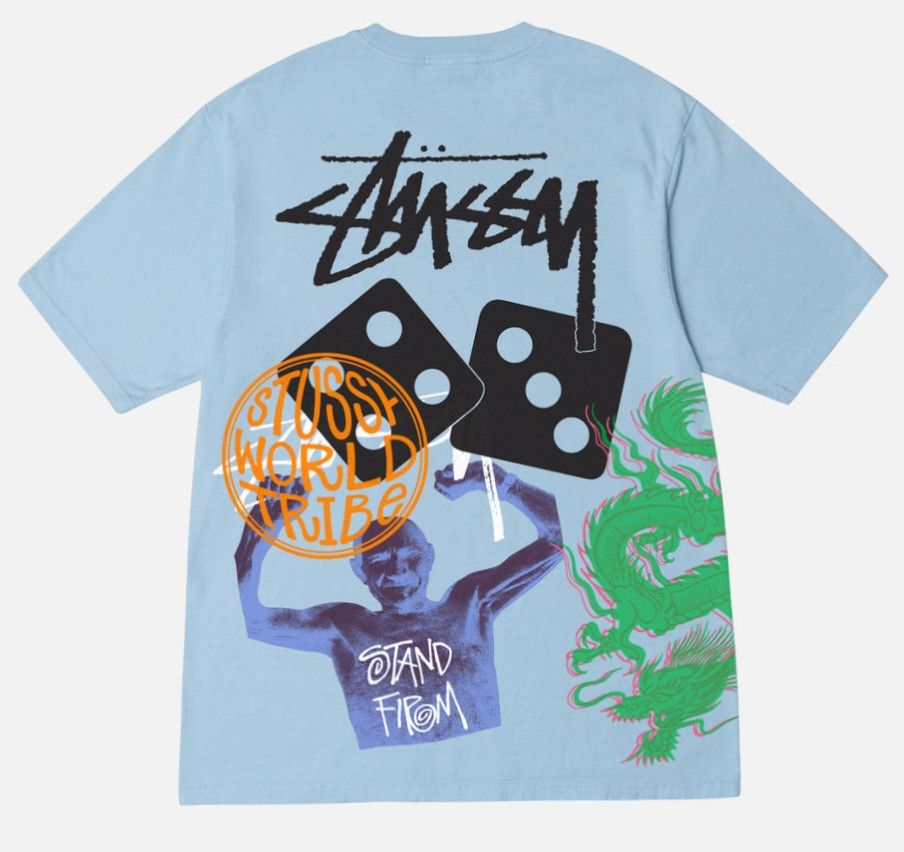 Stussy STUSSY STRIKE TEE PIGMENT DYED | Grailed