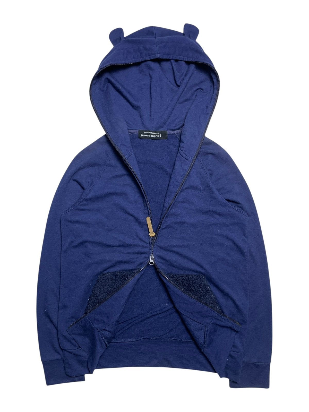 mercibeaucoup 2000’s Mercibeaucoup - 3D Ear ZipUp Hoodie Size US M / EU 48-50 / 2 - 5 Thumbnail