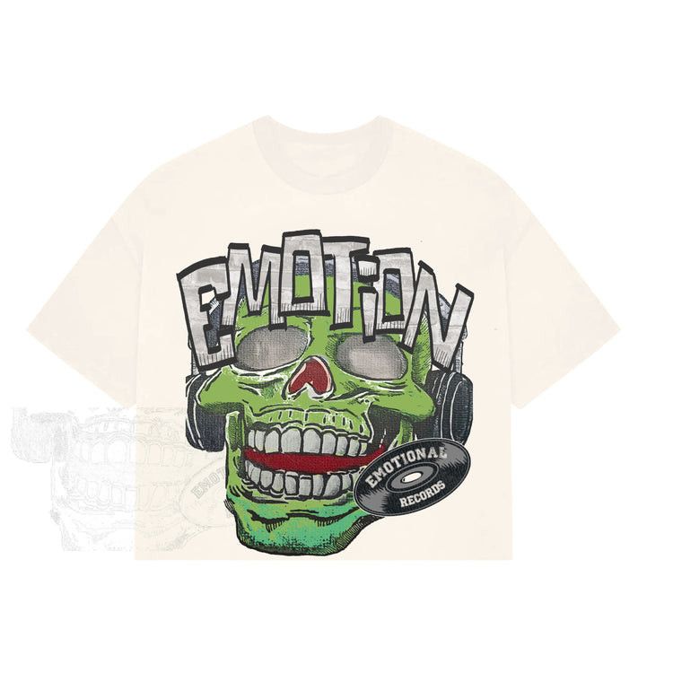 Other Cream “Monster” Cropped Tee- Mixed Emotion Size US S / EU 44-46 / 1 - 1 Thumbnail