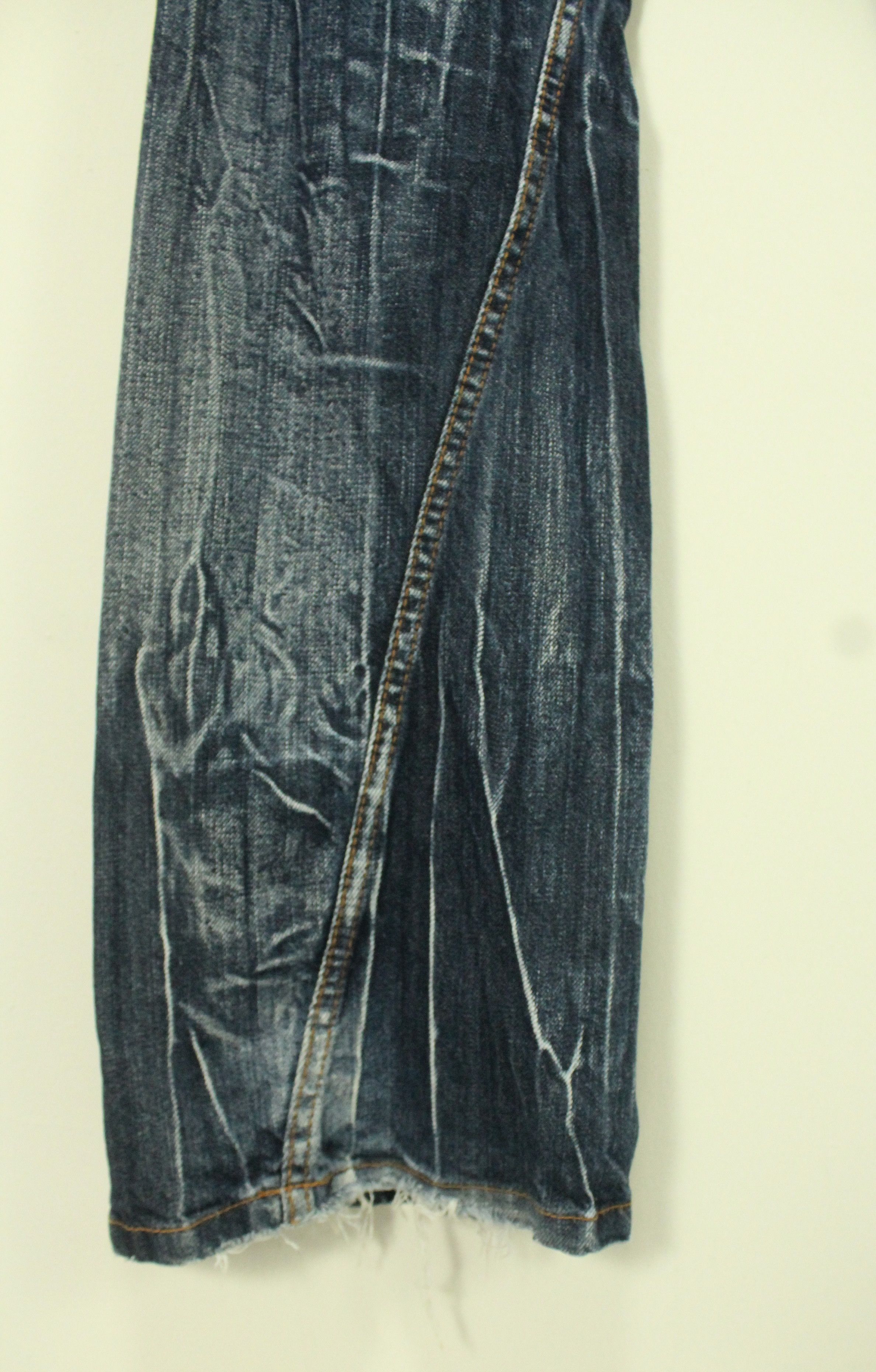 Japanese Brand Flared 🔥 NYLAUS Clothing Denim Spiral Cut Claw Mark Denim Size US 32 / EU 48 - 14 Thumbnail