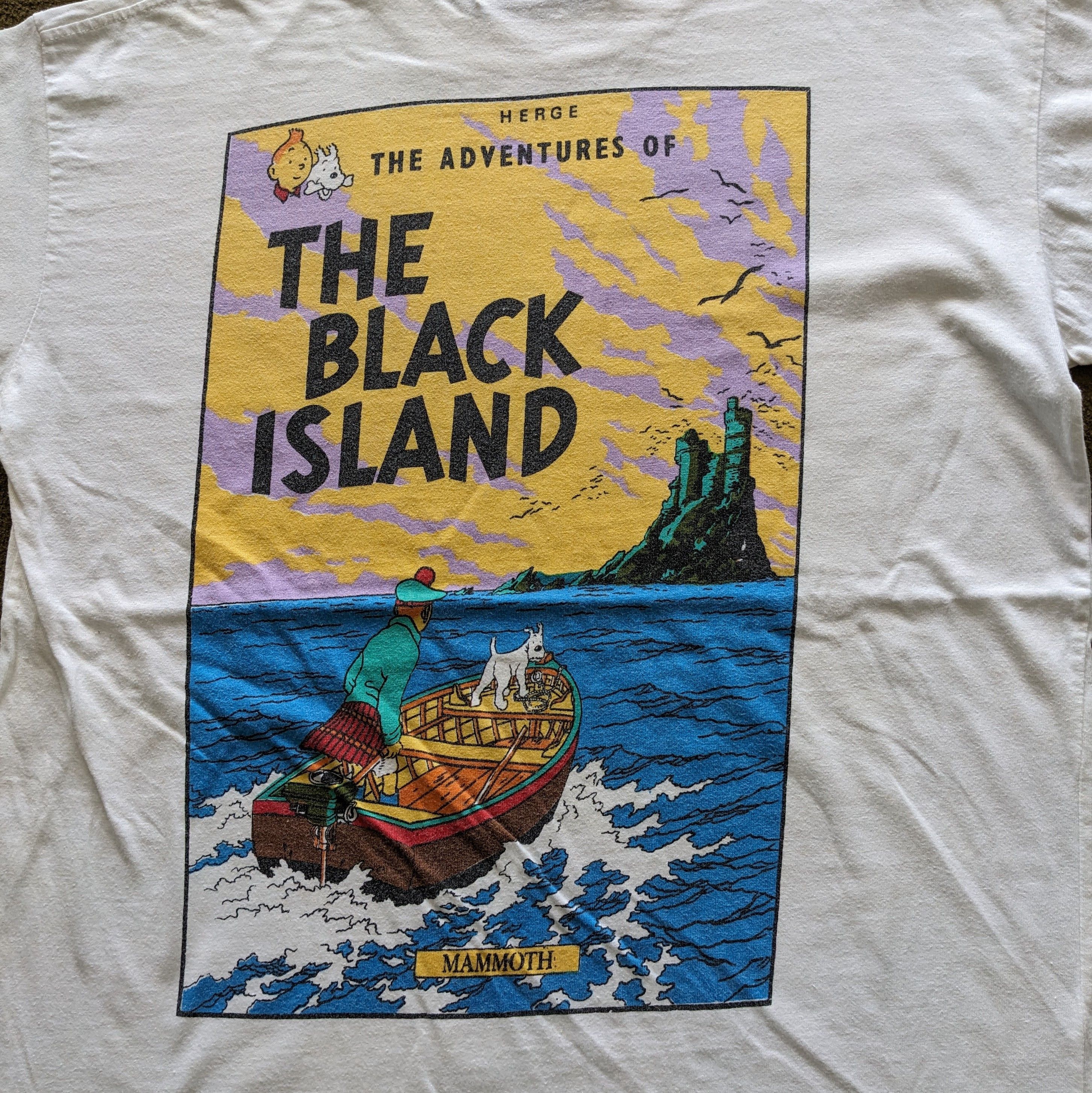 Vintage Vintage THE ADVENTURE OF The Black Island Cartoon T-shirt Size US M / EU 48-50 / 2 - 2 Thumbnail