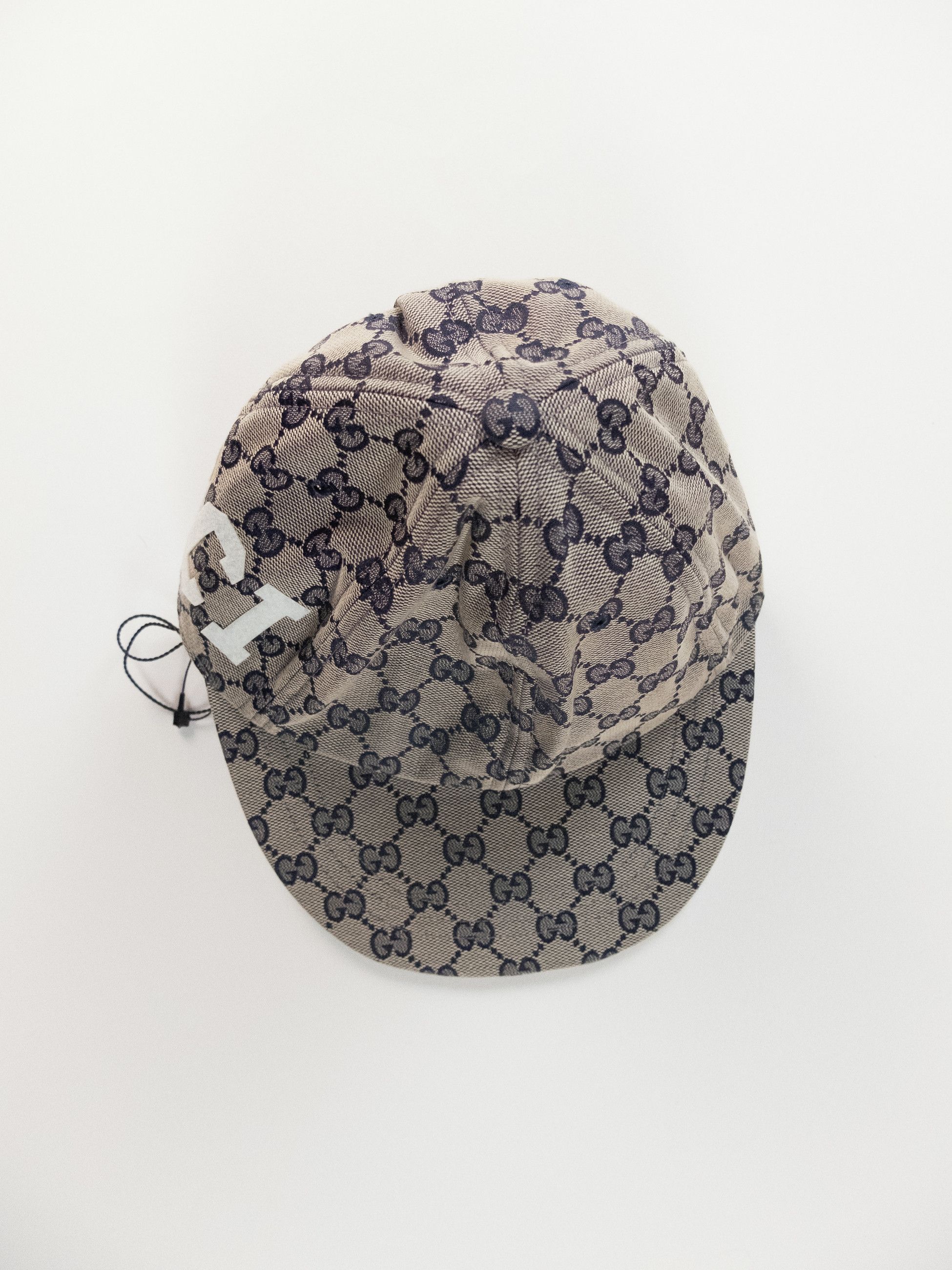 Gucci GUCCI gray GG Web logo canvas baseball cap Medium NWT Size ONE SIZE - 8 Thumbnail