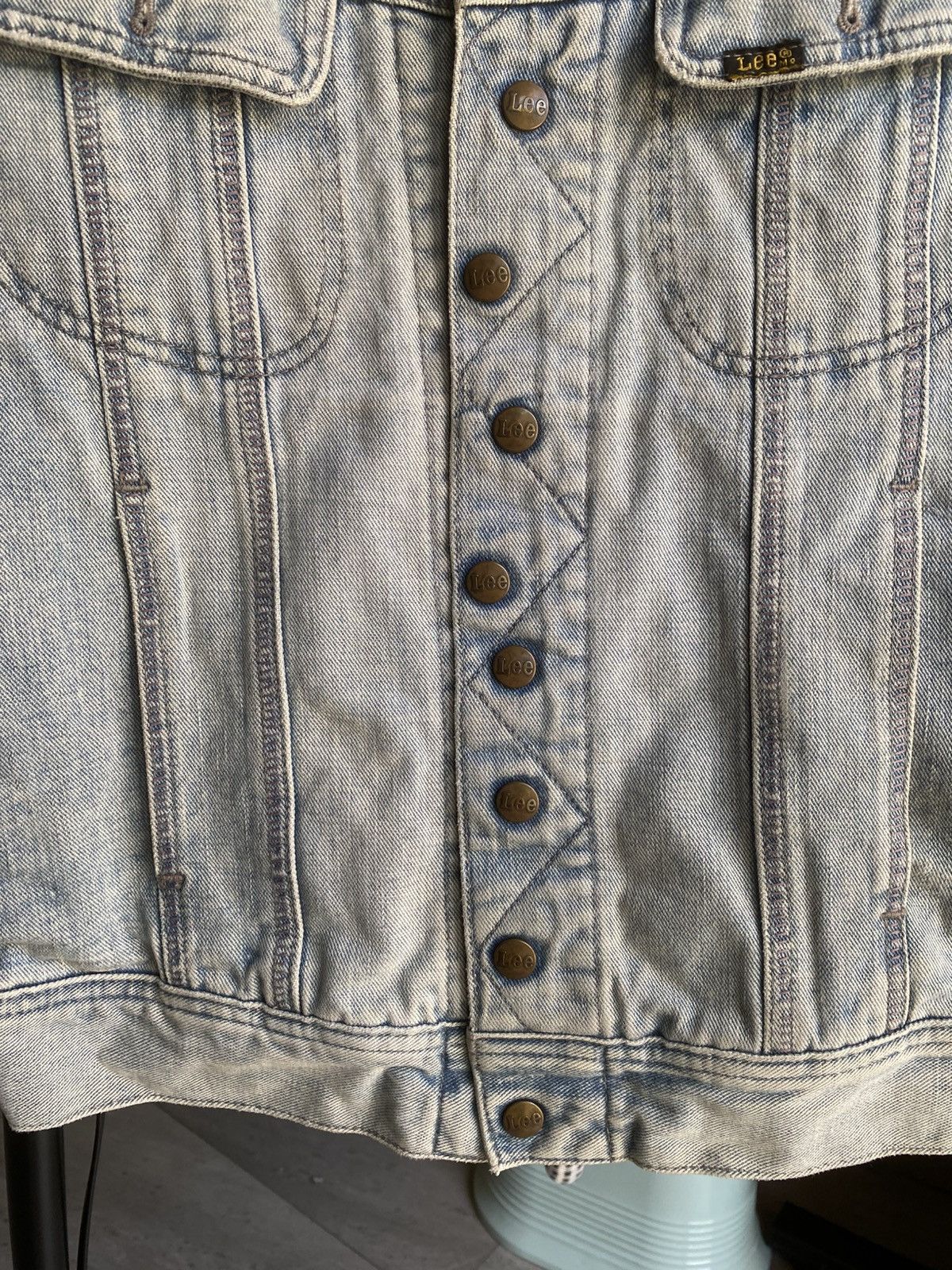 N.Hoolywood N.Hoolywood X Lee Asymmetric Button Denim Trucker Size US M / EU 48-50 / 2 - 7 Thumbnail