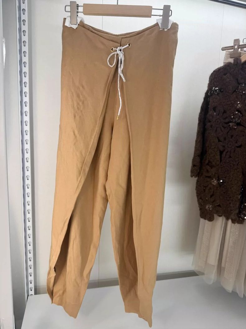 Loro Piana LORO PIANA Flax rope trousers Size 27" / US 4 / IT 40 - 3 Thumbnail