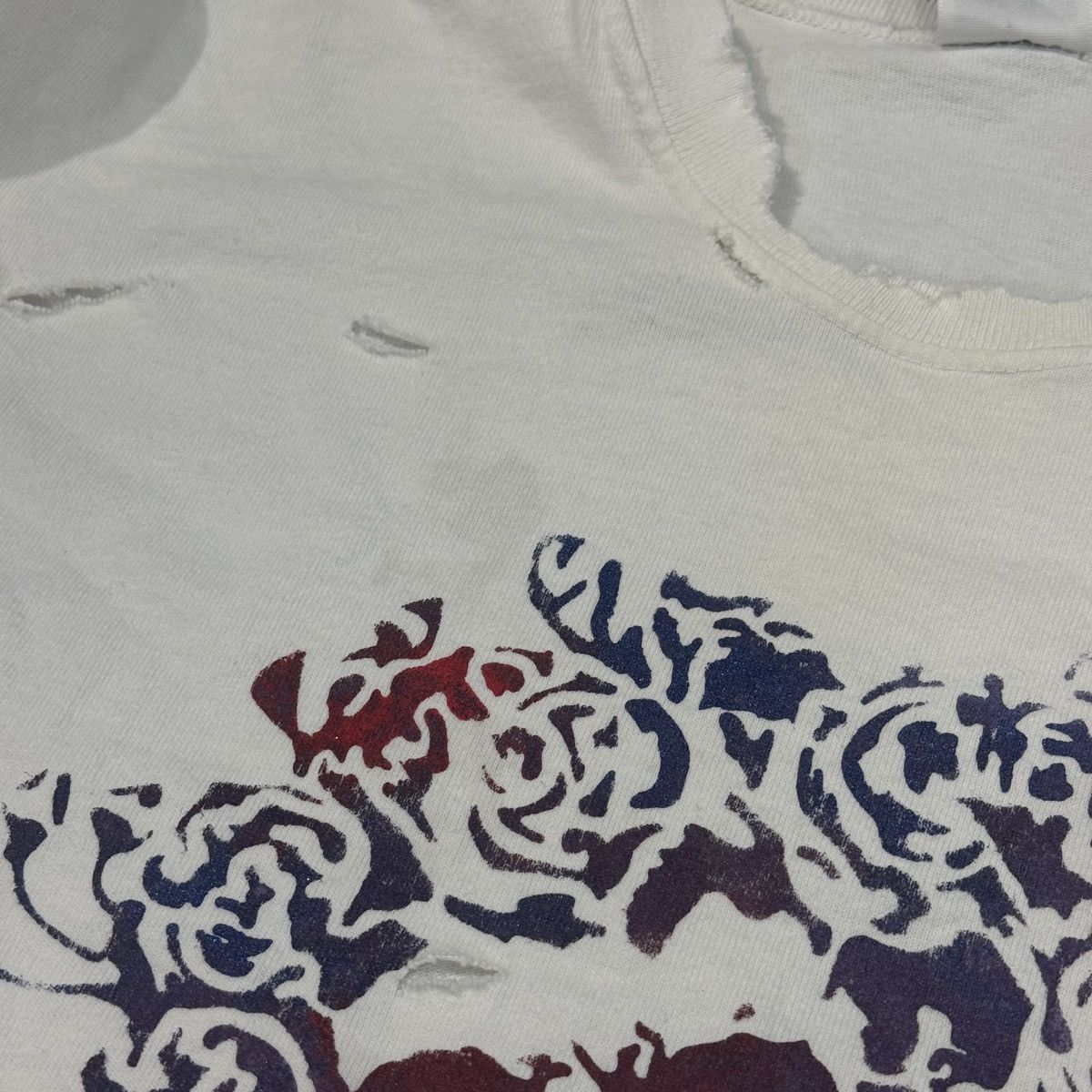 Vintage Grateful Dead Skull Thrashed Distressed Longsleeve Tee Size US L / EU 52-54 / 3 - 14 Thumbnail