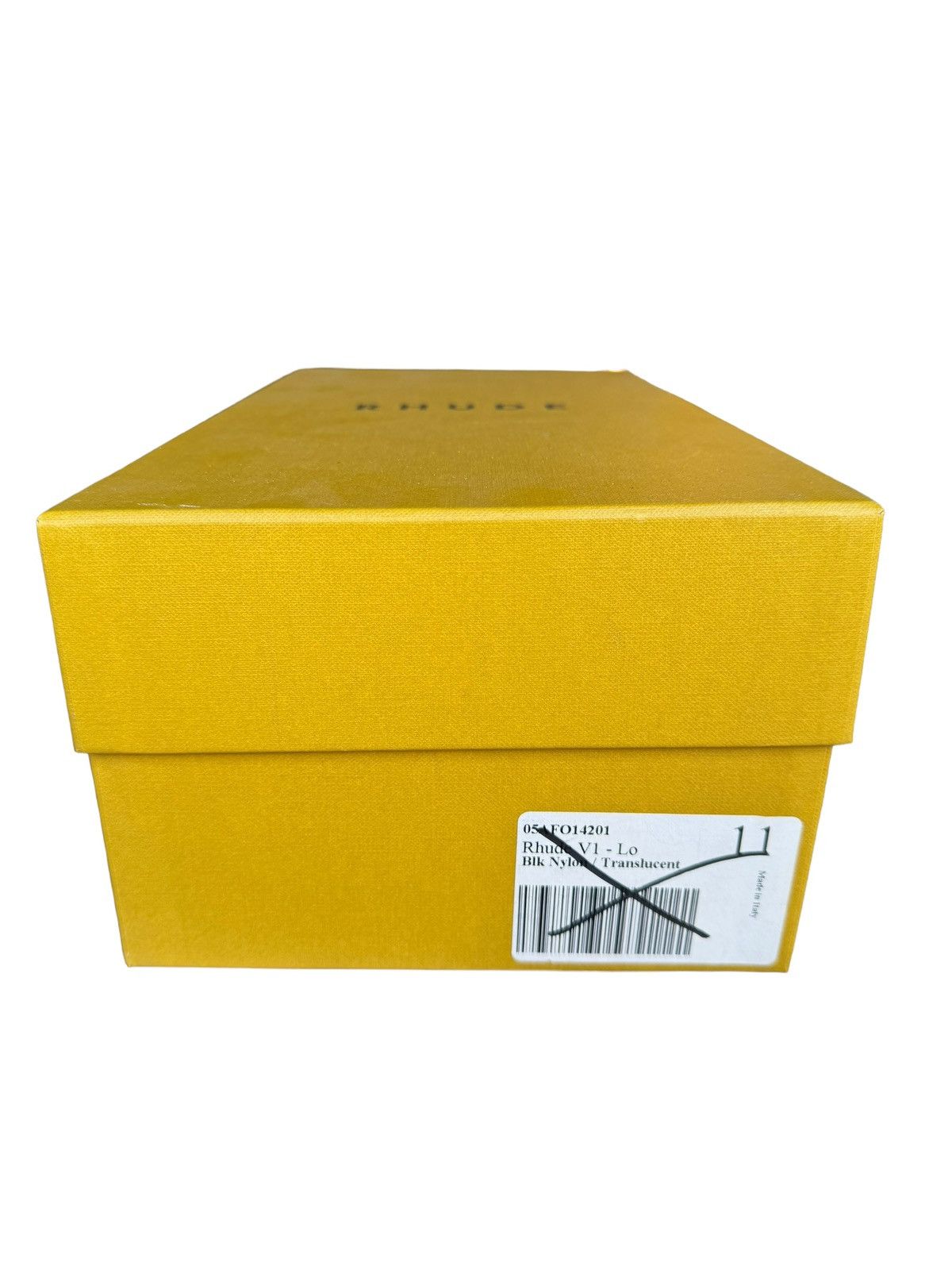 Rhude V1 Black/Translucent Nylon Lo Sneaker Size US 11 / EU 44 - 7 Thumbnail