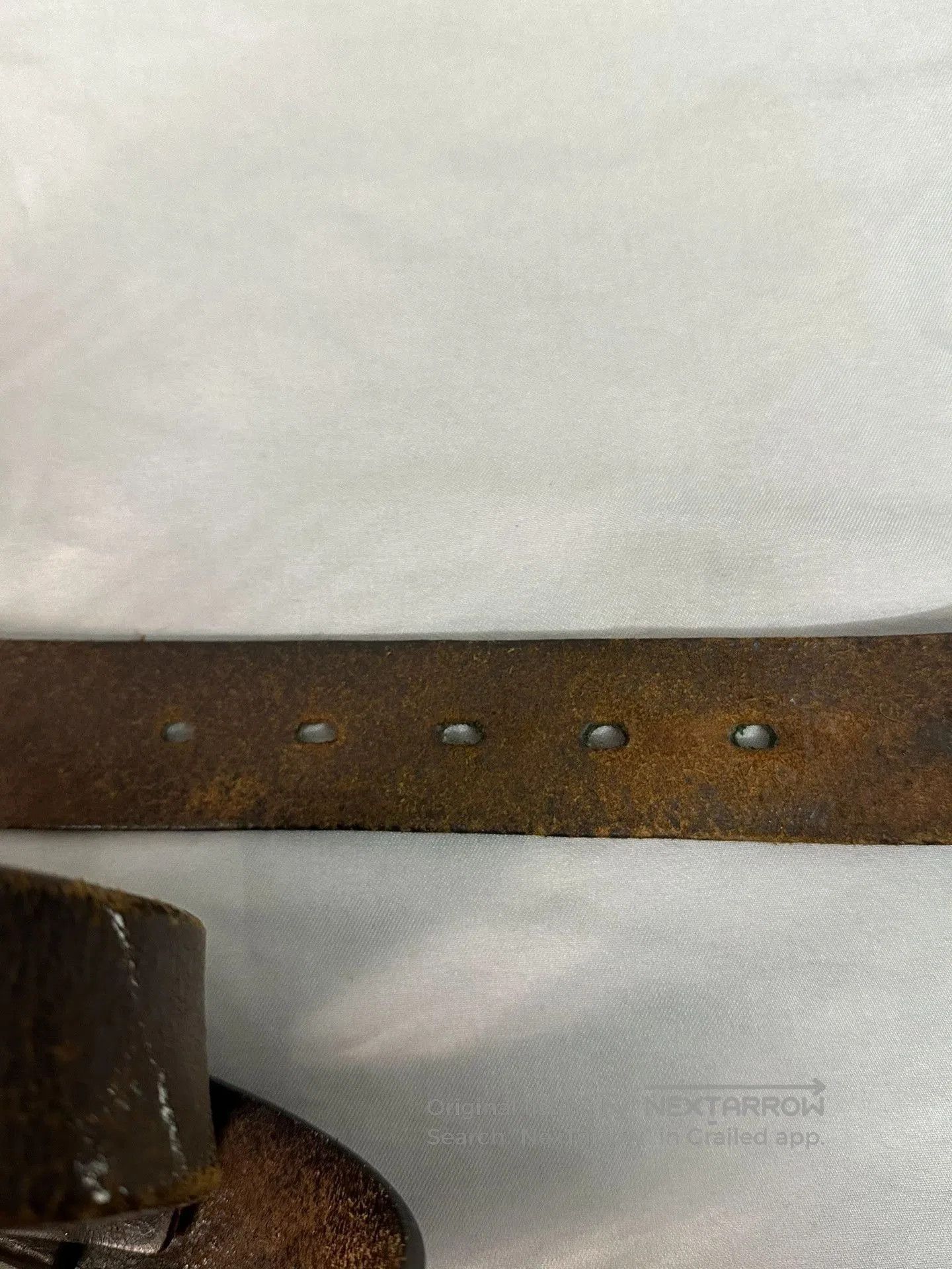 RRL Ralph Lauren RRL RL Vintage Western Silver Buckle Belt. Size ONE SIZE - 6 Thumbnail