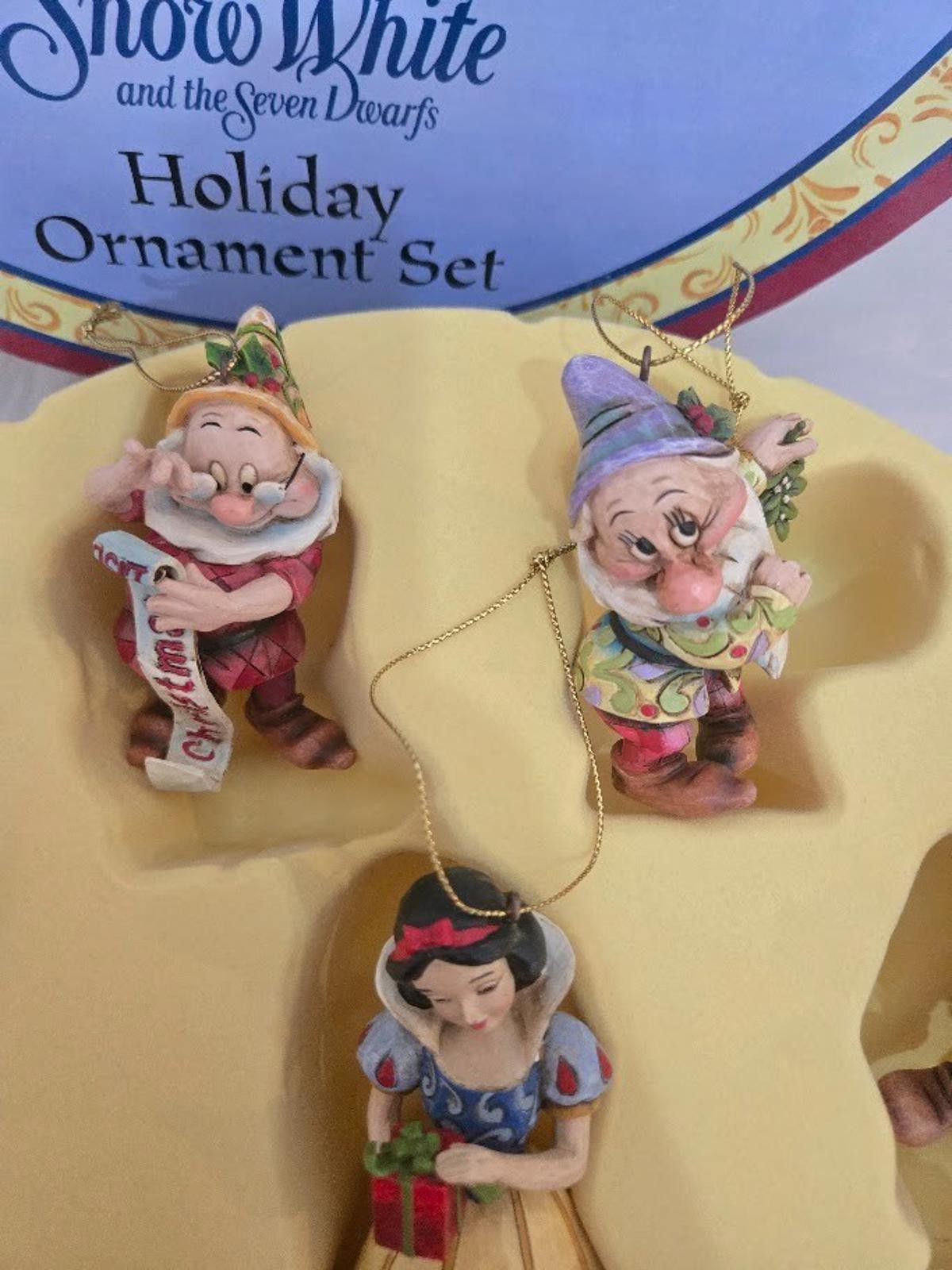 Other Enesco Disney Snow White and the 7 Dwarfs Ornament Set NEW Size ONE SIZE - 6 Thumbnail
