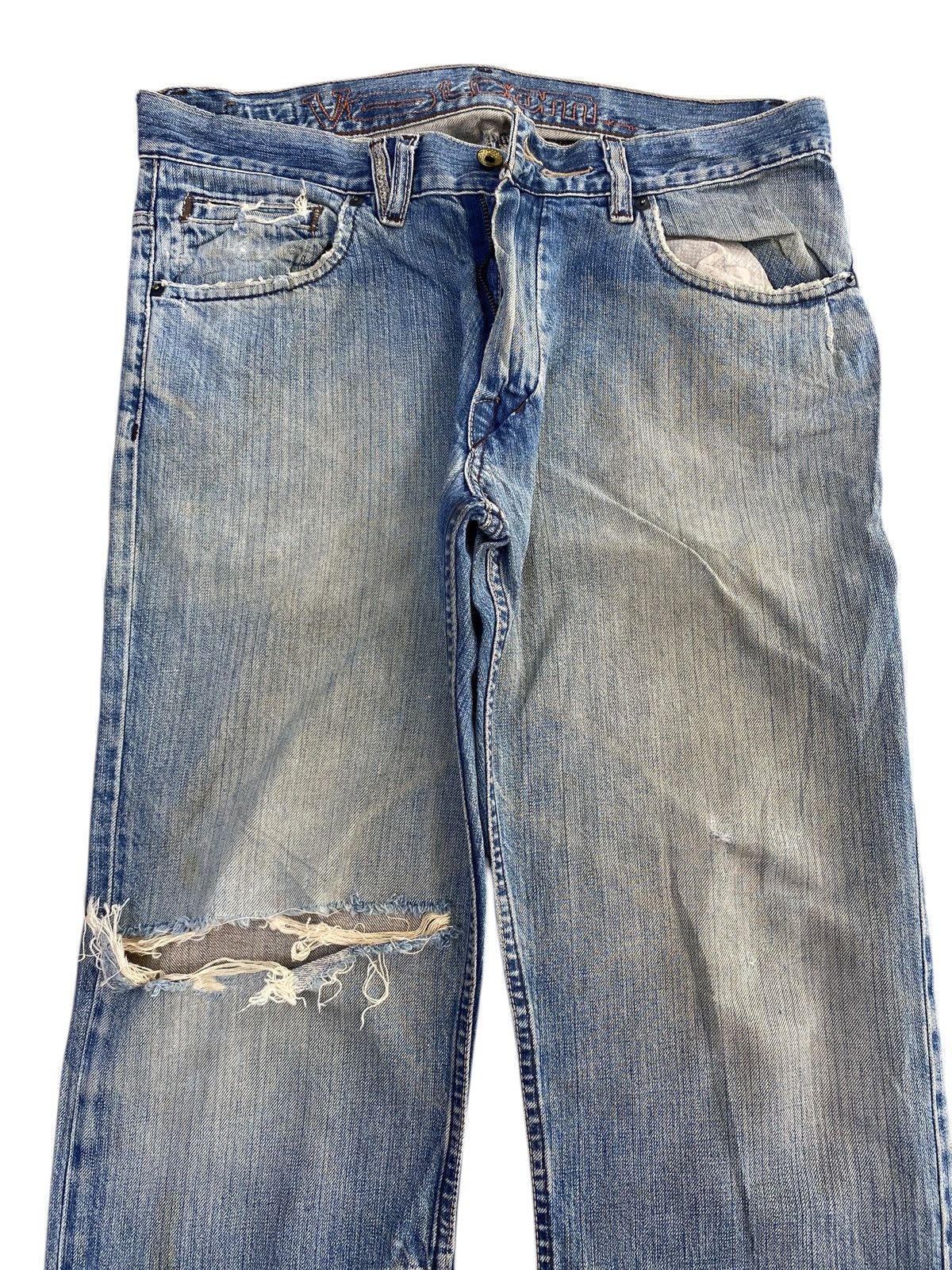 Volcom Volcom Faded Wash Style Ripped Loose Jeans Size US 34 / EU 50 - 2 Thumbnail
