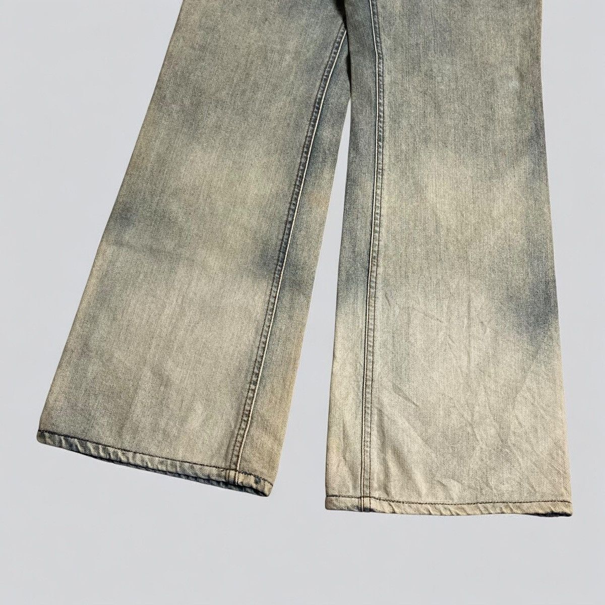 Japanese Brand MARTIN PLAN Flared Two Tone Jeans💥 Size US 29 - 5 Thumbnail