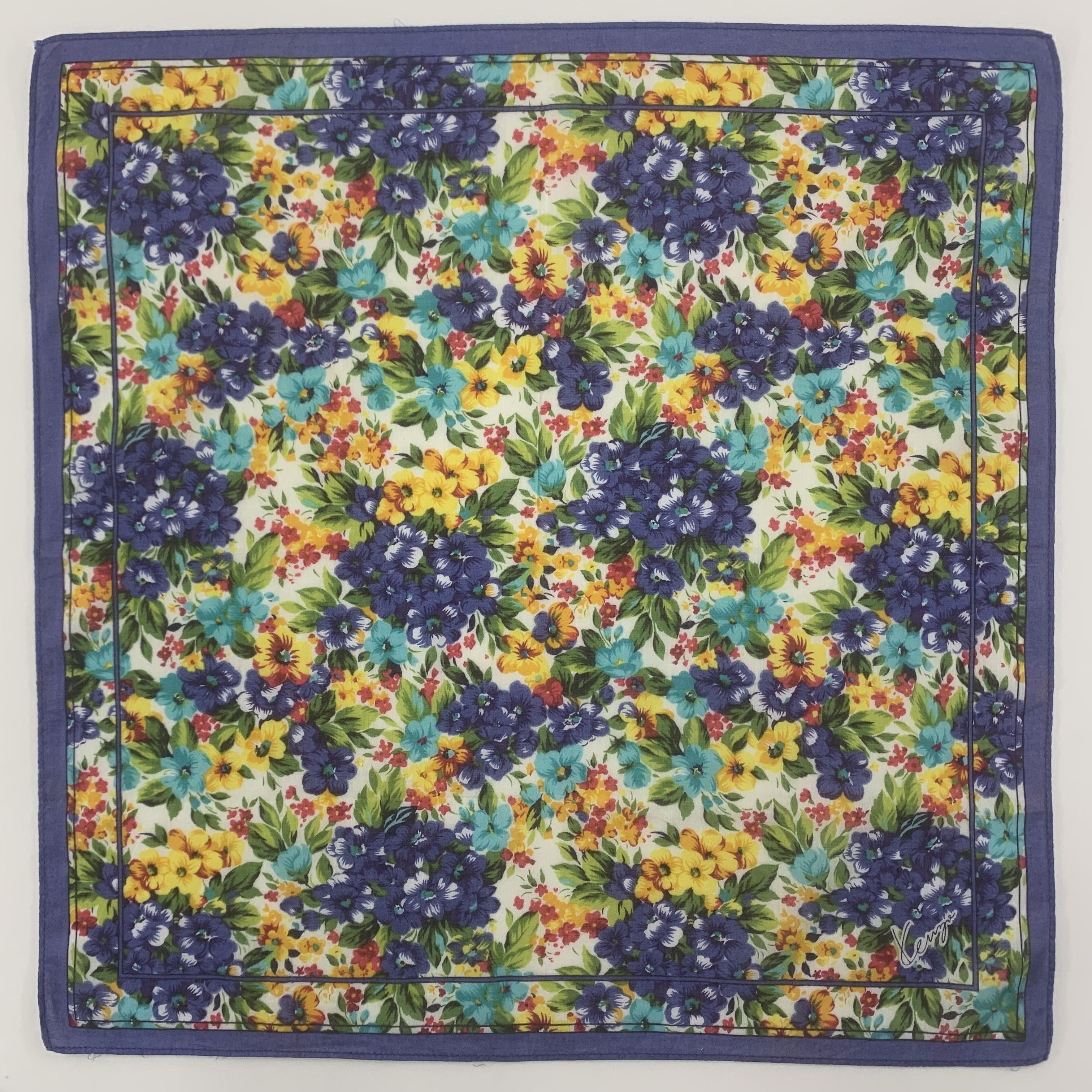 Kenzo Kenzo Handkerchief Bandana Neckerchief Square TB3368 Size ONE SIZE - 2 Thumbnail