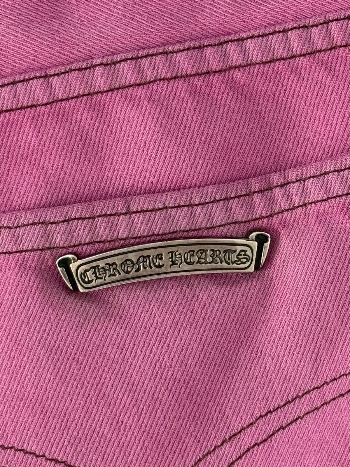 Chrome Hearts Chrome Hearts Pink Sex Record Levis 501 Baggy Sz.34 Size US 34 / EU 50 - 13 Thumbnail