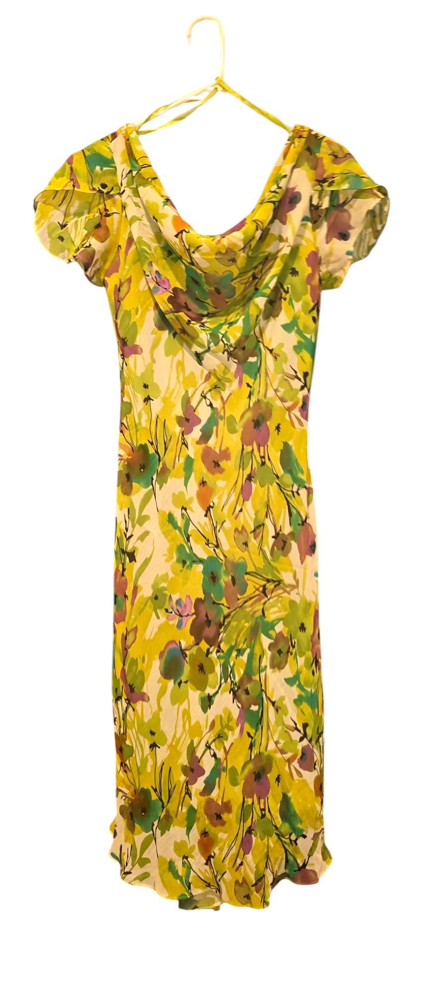 Designer Floral Maxi Dress by S.L.fashions - Size 10 Size L / US 10 / IT 46 - 2 Thumbnail