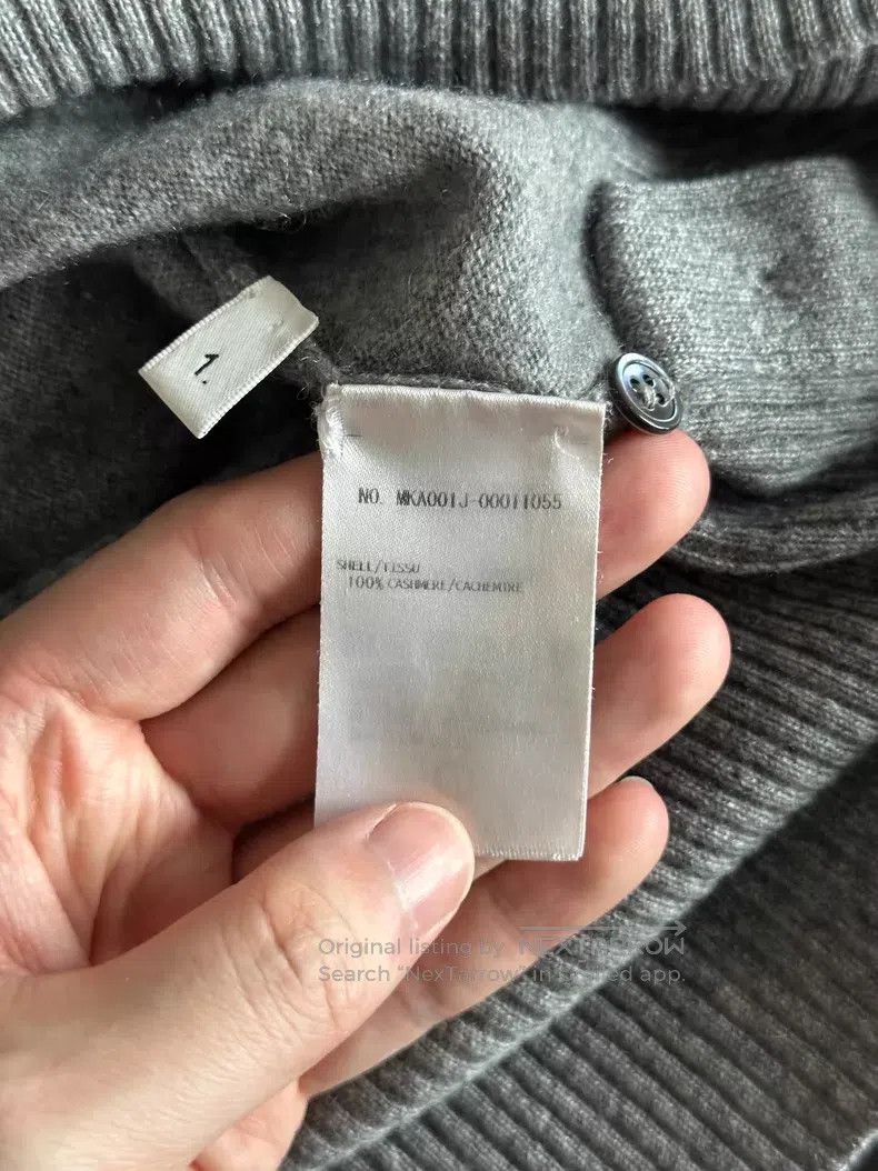 Thom Browne Thom Browne Grey Cashmere Sweater Size US S / EU 44-46 / 1 - 4 Thumbnail