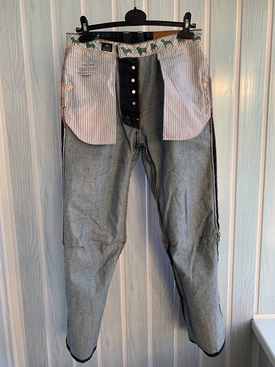 Japanese Brand × Vintage One True Saxon Cotton Pockets Tapered Denim Selvedge Jeans Size US 30 / EU 46 - 4 Thumbnail